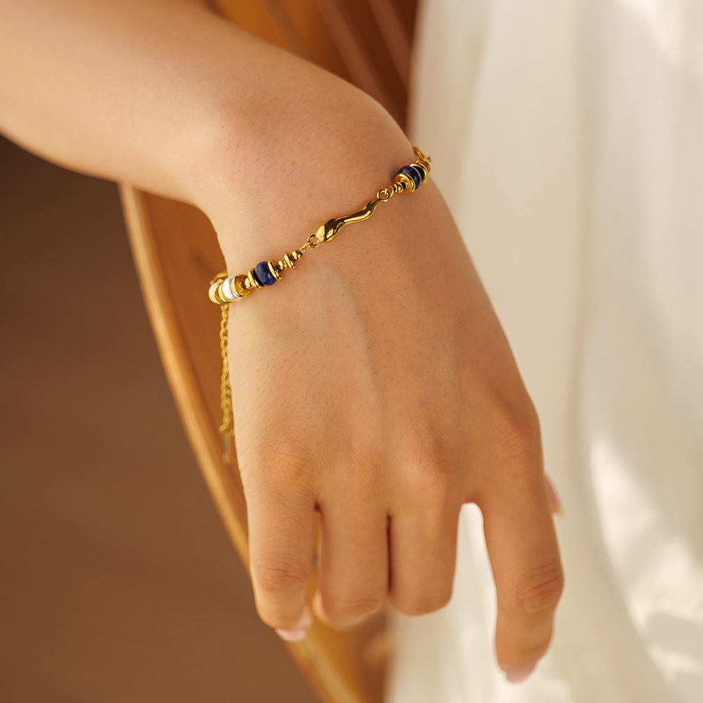 Alba perle Armbånd