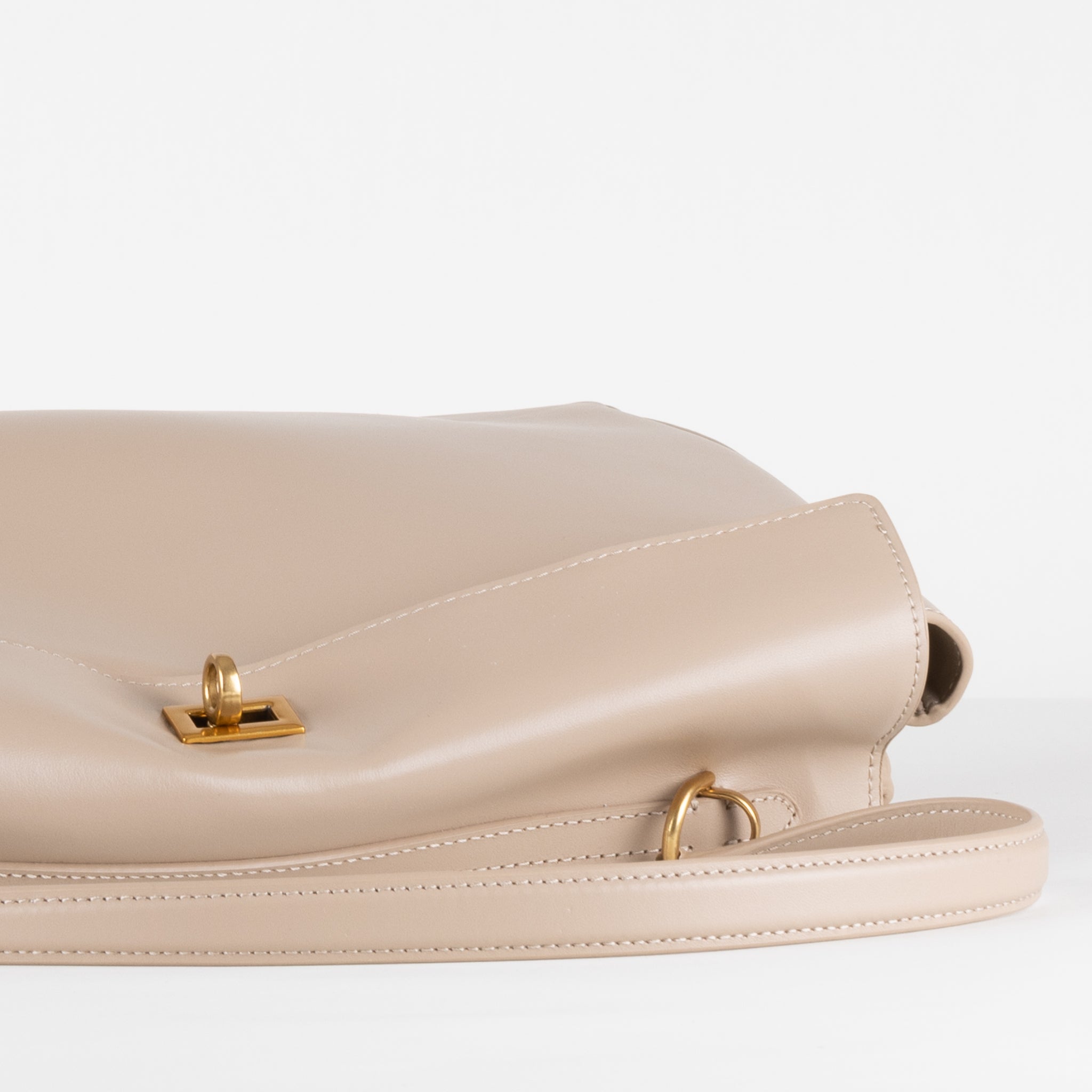 Bianca Leather Handbag 36 - Crème