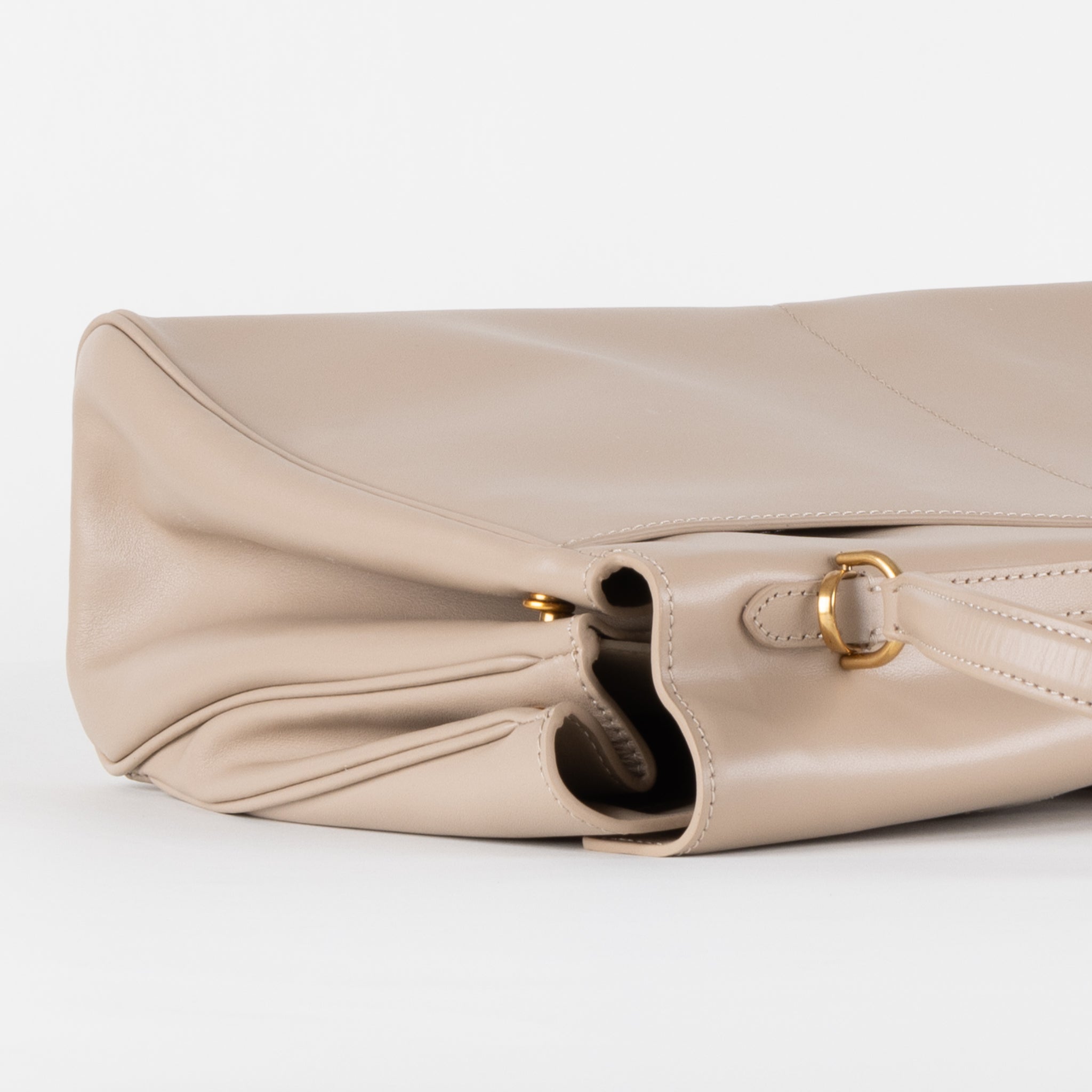 Bianca Leather Handbag 36 - Crème