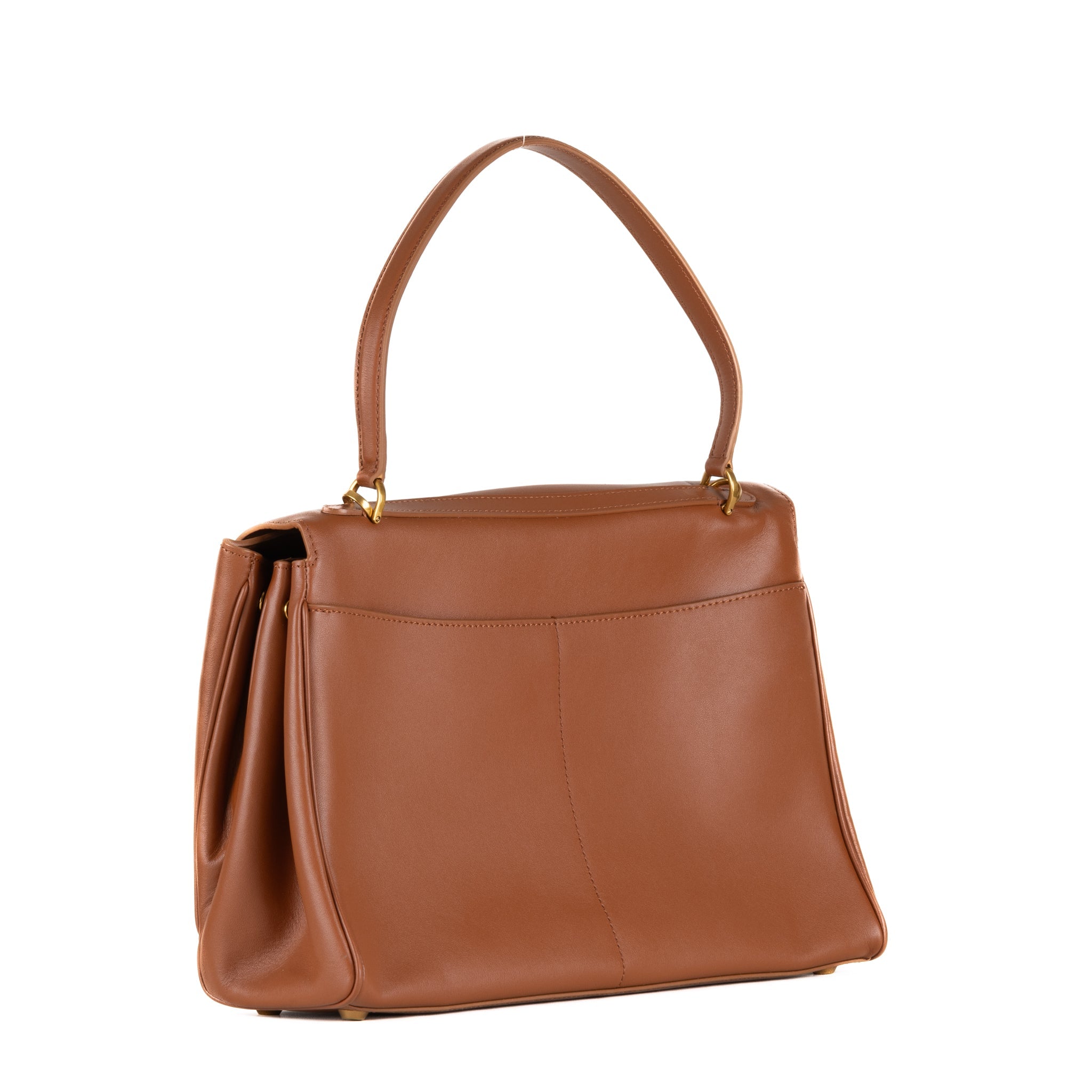 Bianca Leather Handbag 36 - Camel