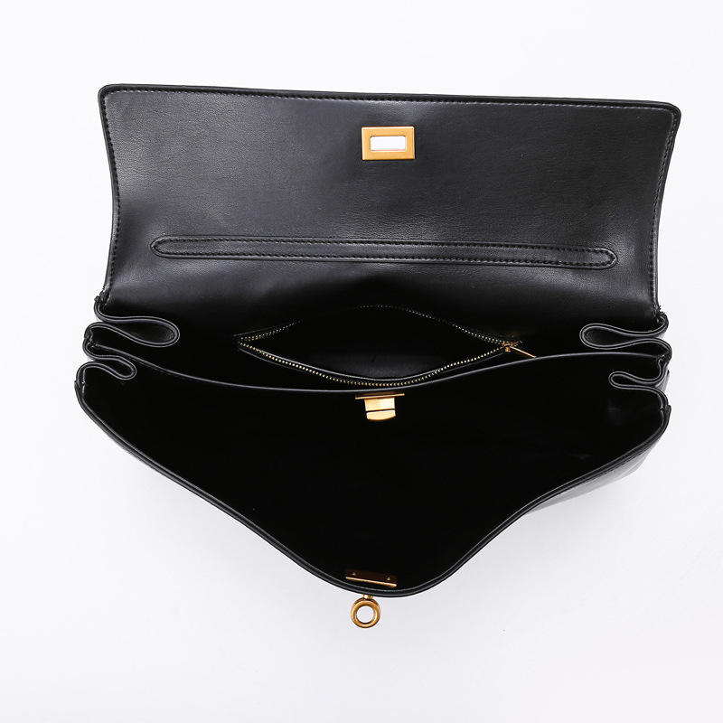 Sac à main en cuir Bianca 36 - noir