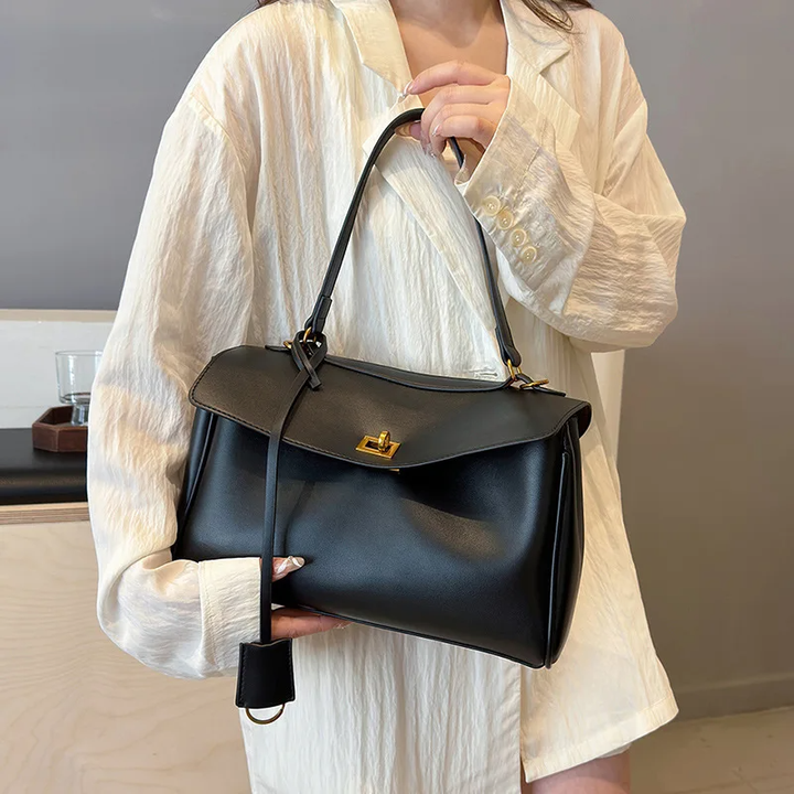 Sac à main en cuir Bianca 36 - noir