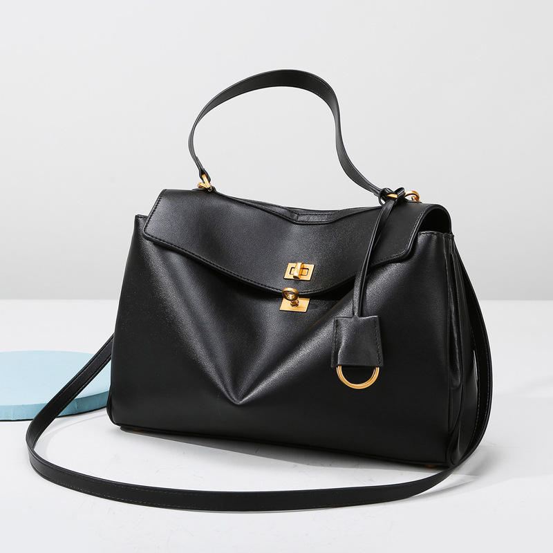 Sac à main en cuir Bianca 36 - noir