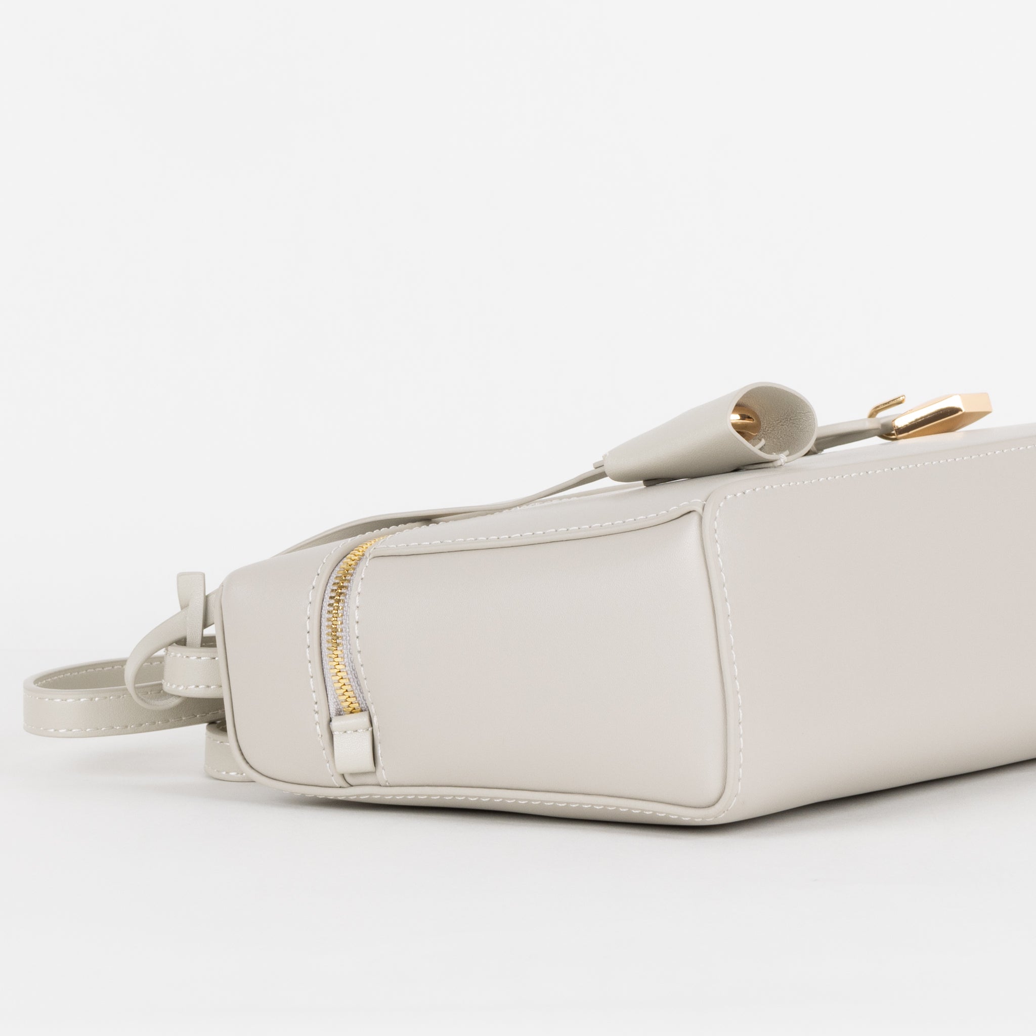 Sac à main en cuir Coralie 23 - crème