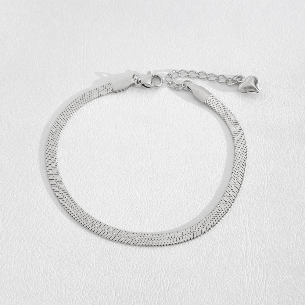 Dilara armbånd 4 mm sølv