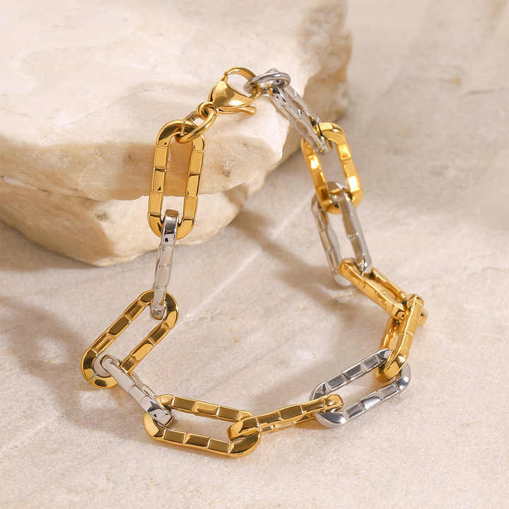 Bracelet à double chaîne