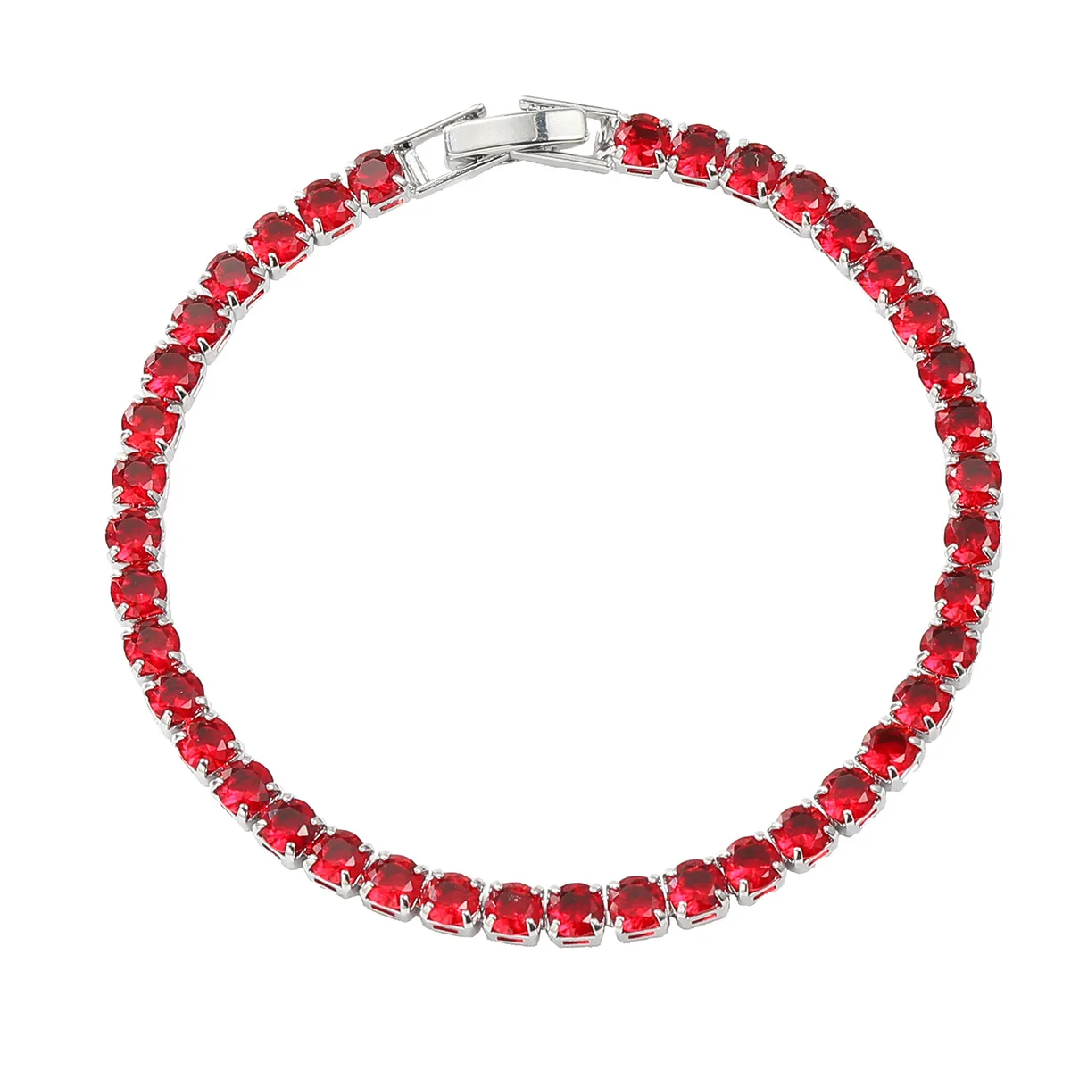 Éléonore Bracelet Couleur rose argenté