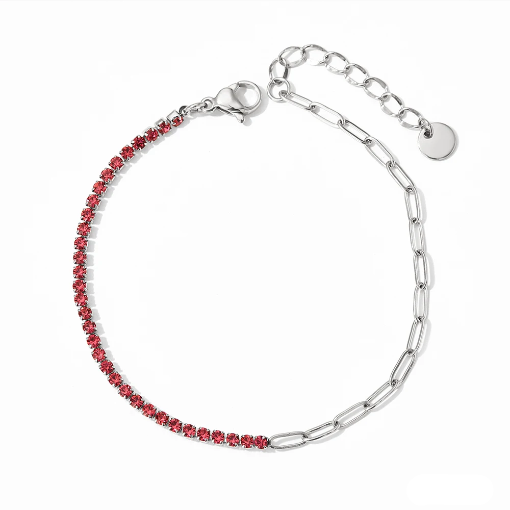 Elettra Silver rosa Armband