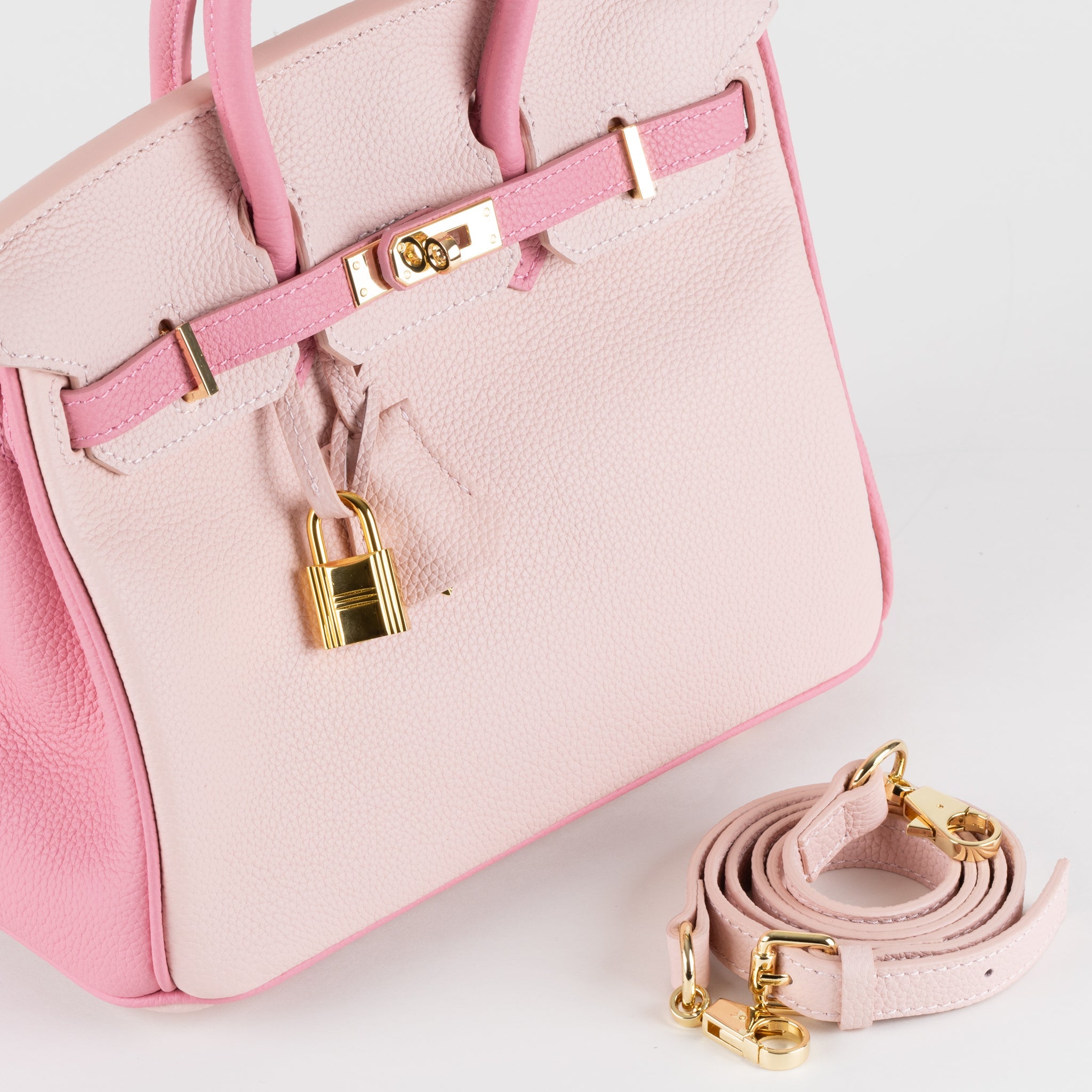 Sac à main en cuir Ella 25 - rose