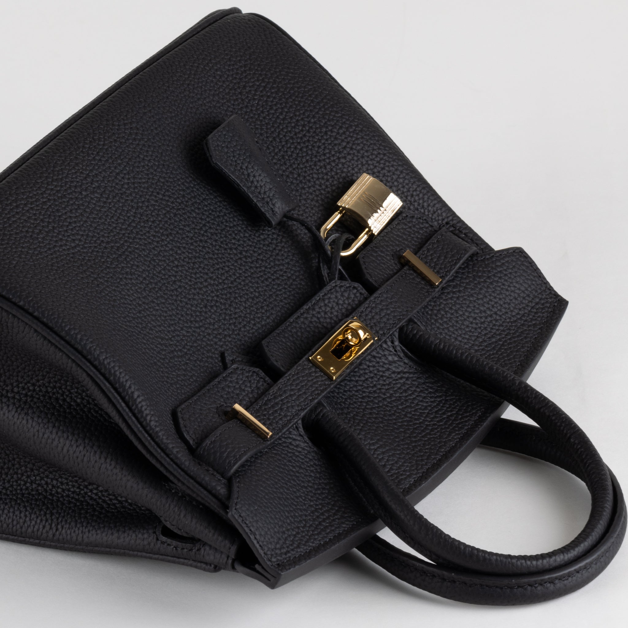 Sac à main en cuir Ella 25 - noir