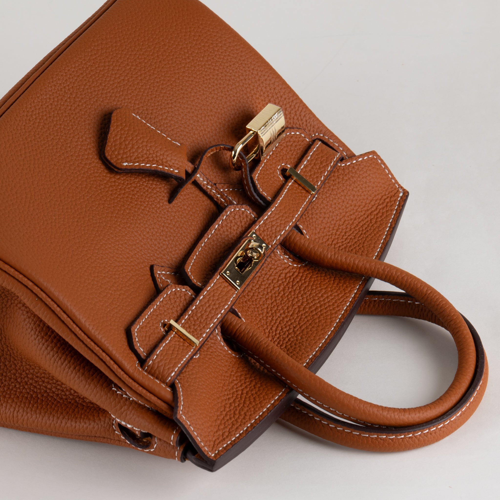 Sac à main en cuir Ella 25 - marron