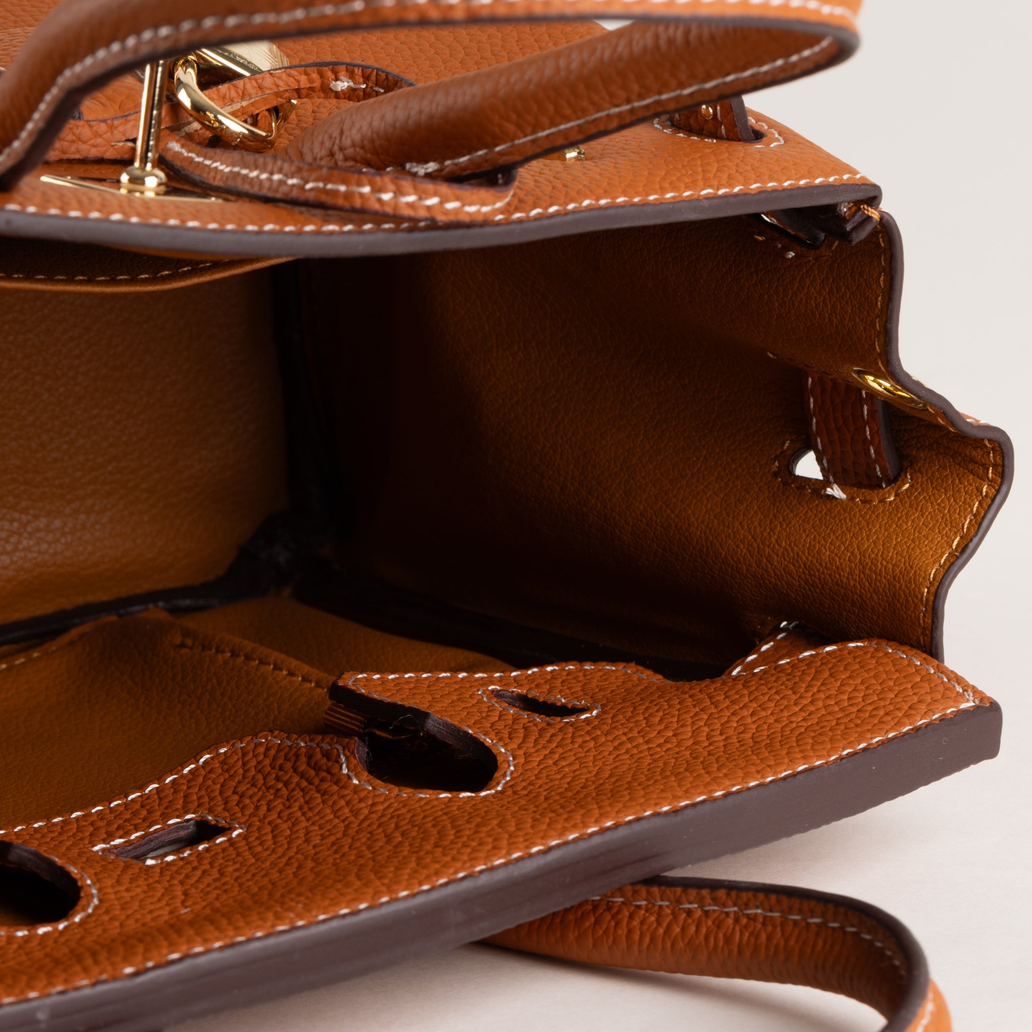 Sac à main en cuir Ella 25 - marron