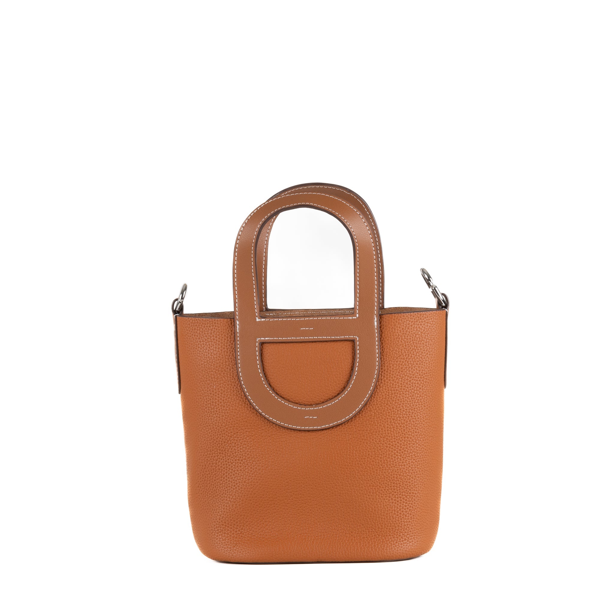 Sac à main en cuir Elodie 18 - Camel