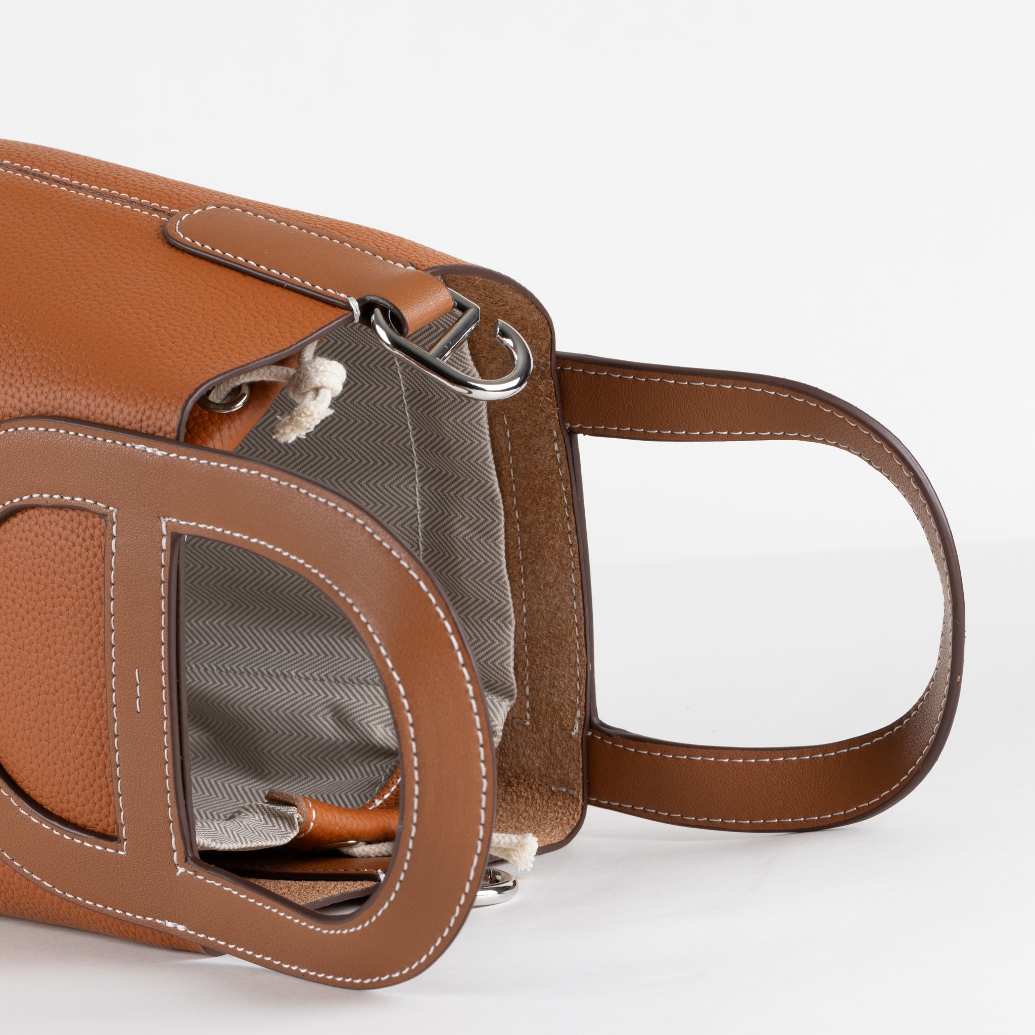 Sac à main en cuir Elodie 18 - Camel