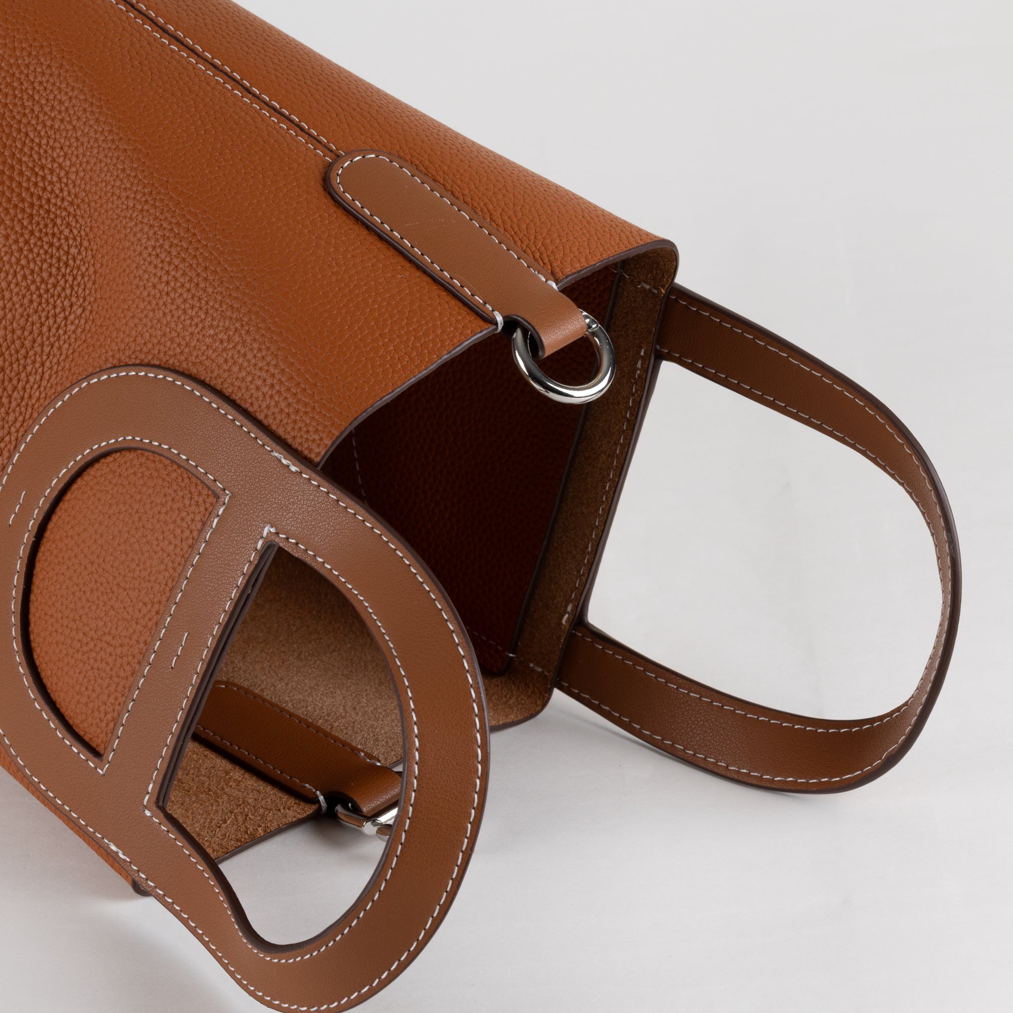 Sac à main en cuir Elodie 18 - Camel