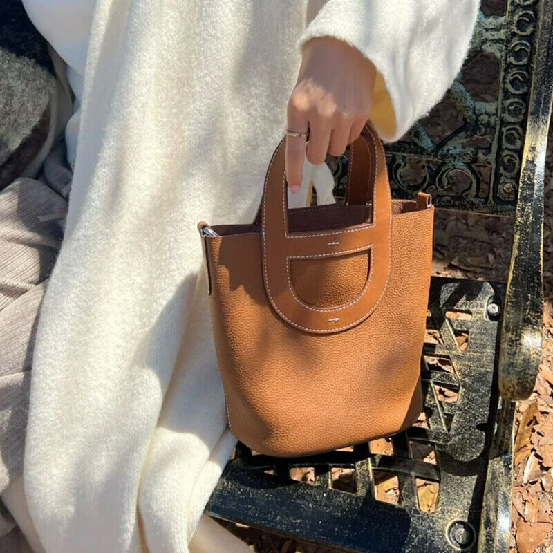 Sac à main en cuir Elodie 18 - Camel