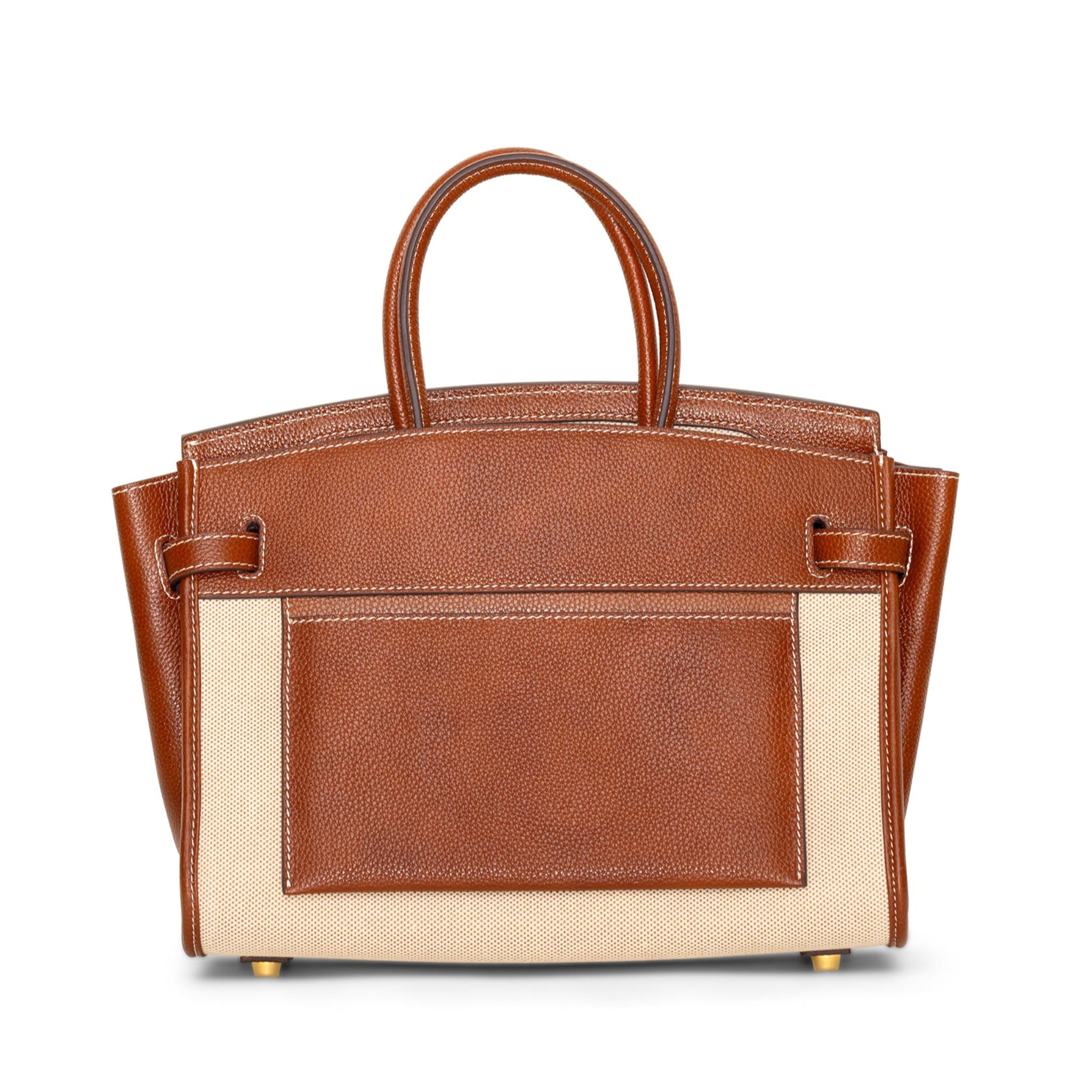 Furry Inside Out Handbag 30 - Brown