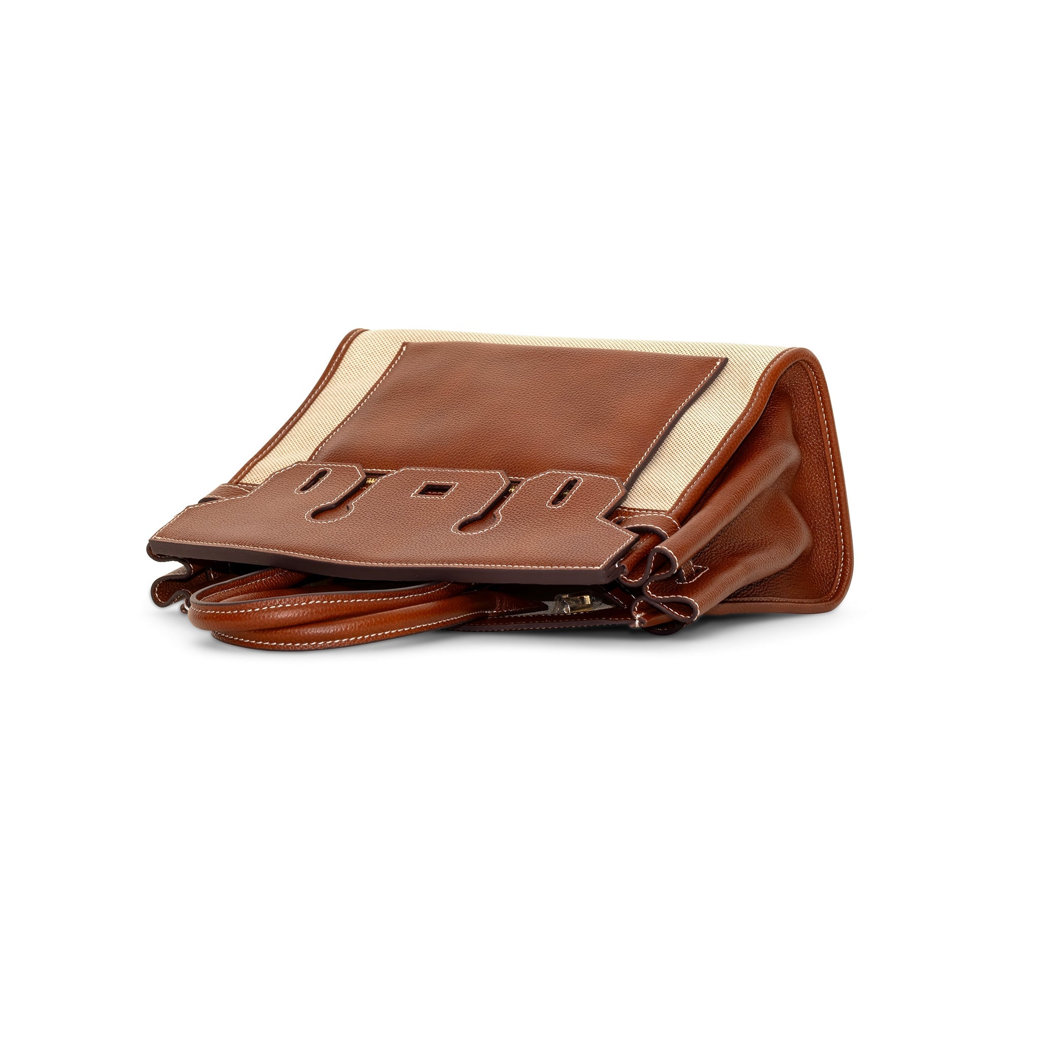 Furry Inside Out Handbag 30 - Brown