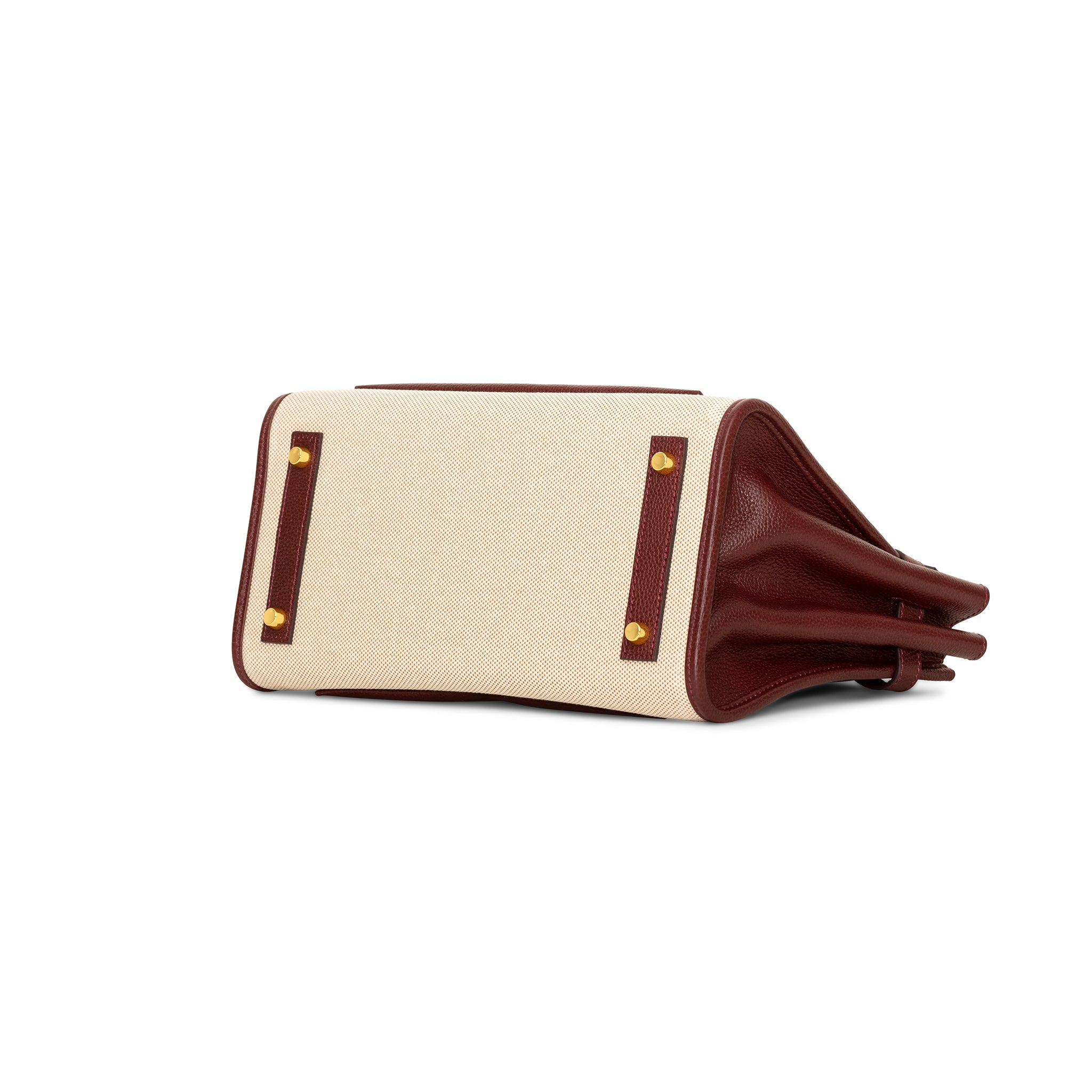 Furry Inside Out Handbag 30 - Vin rød