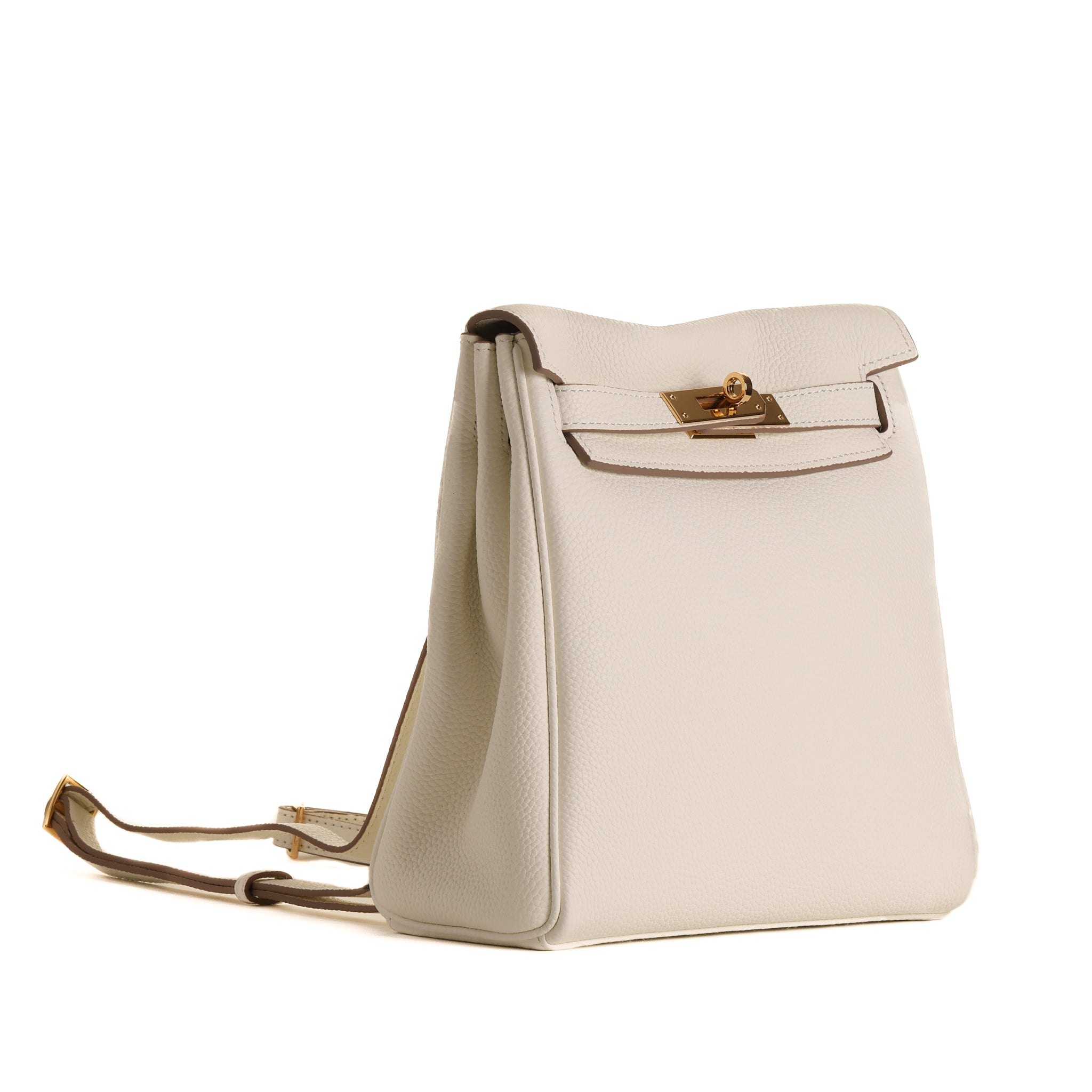 Fernanda Leather Sac à dos 22 - Crème