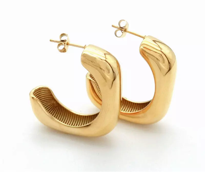 Boucles d'oreilles ouvertes de fiola