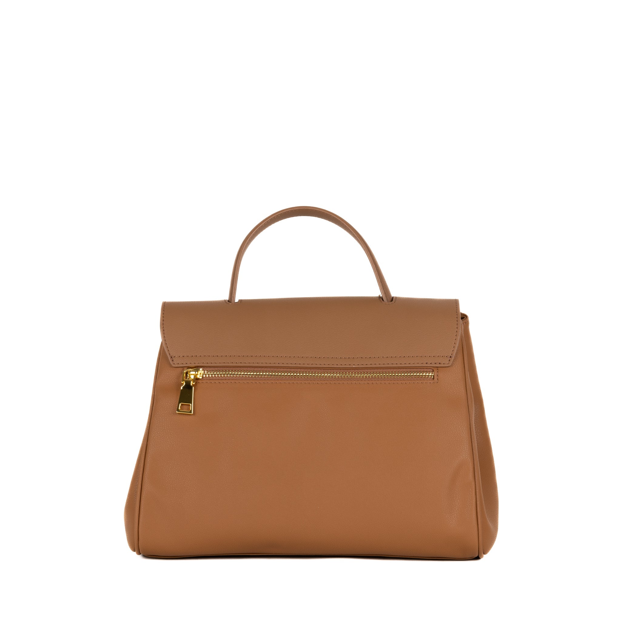 Sac à main en cuir Gisèle 28 - marron