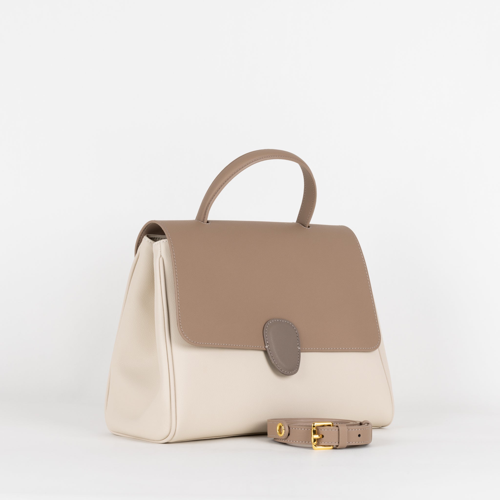 Sac à main en cuir Gisèle 28 - arachide