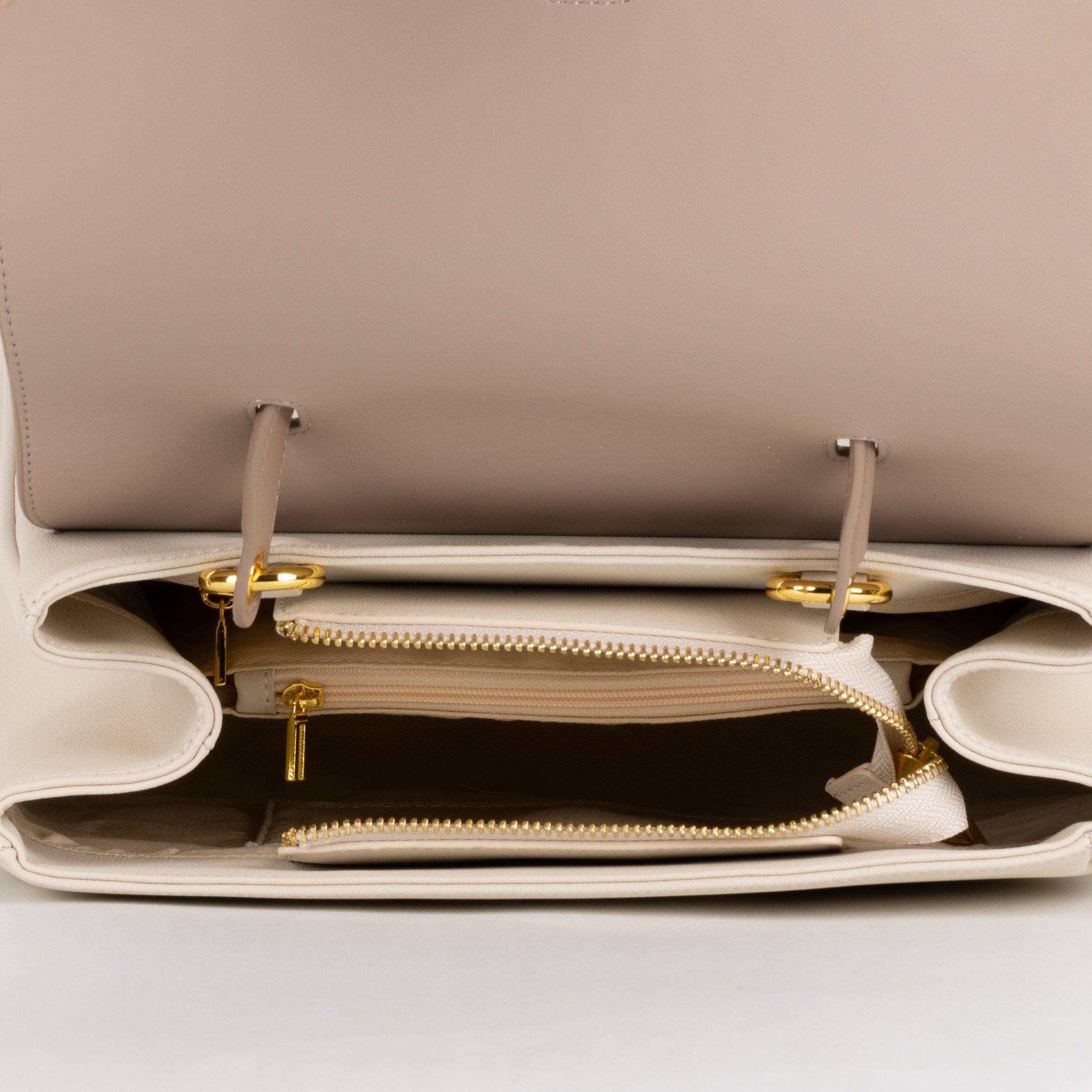 Sac à main en cuir Gisèle 28 - arachide