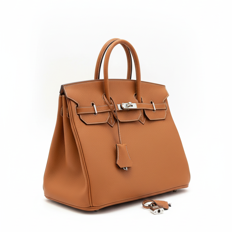 Joelle Leder Handtasche 30 - Crème