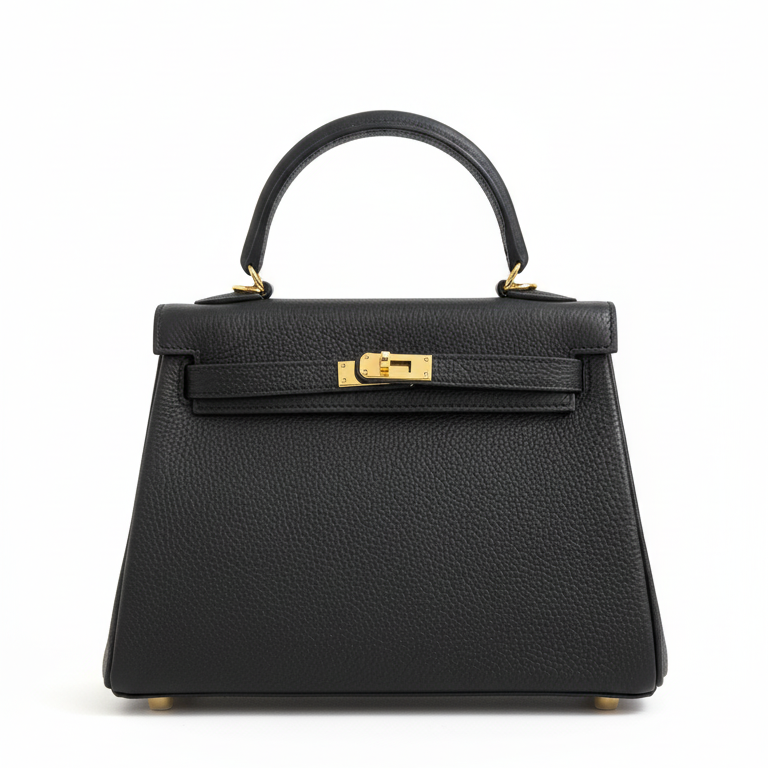 Joelle Leder Handtasche 30 - Schwarz