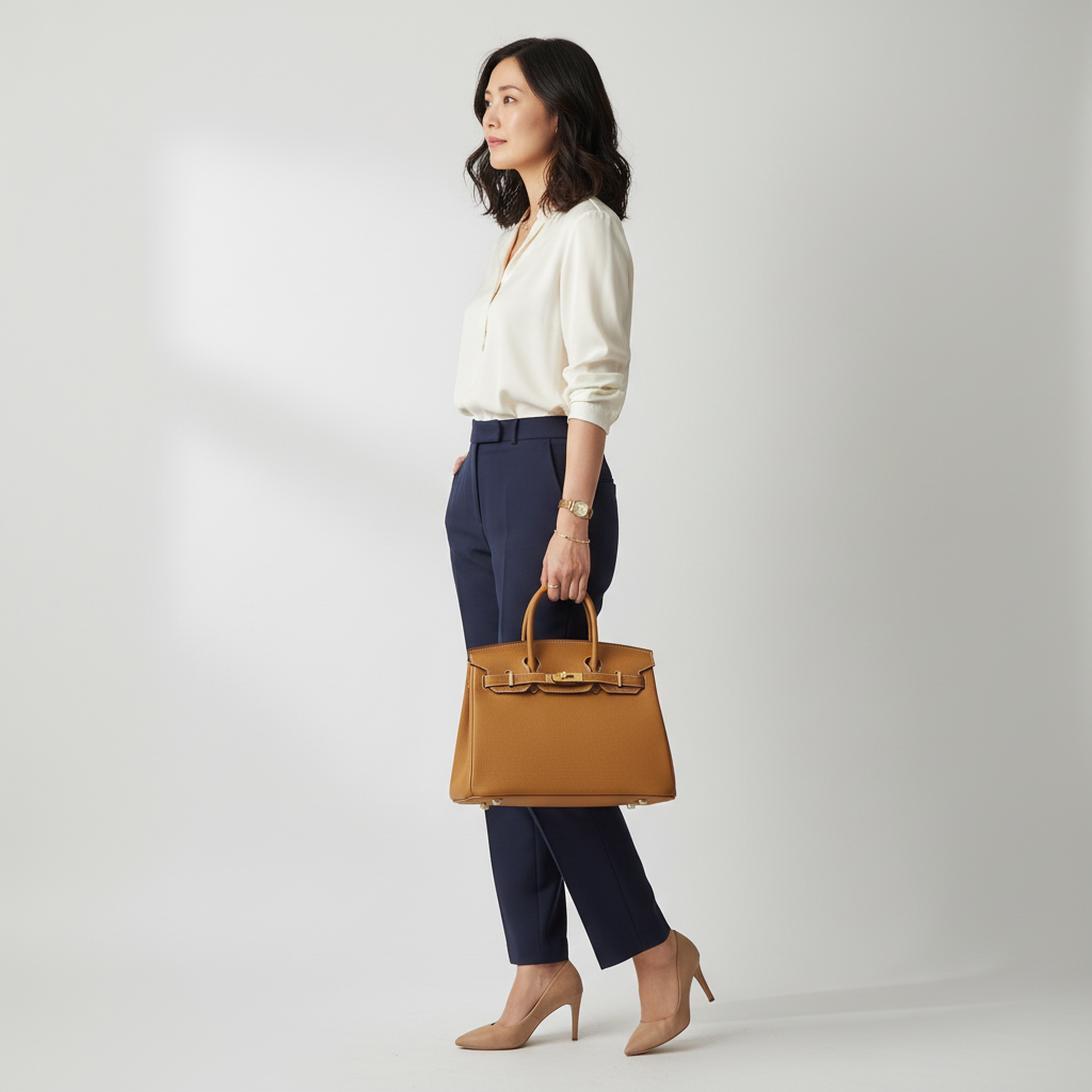 Joelle Läder Handväska 30 - Honey