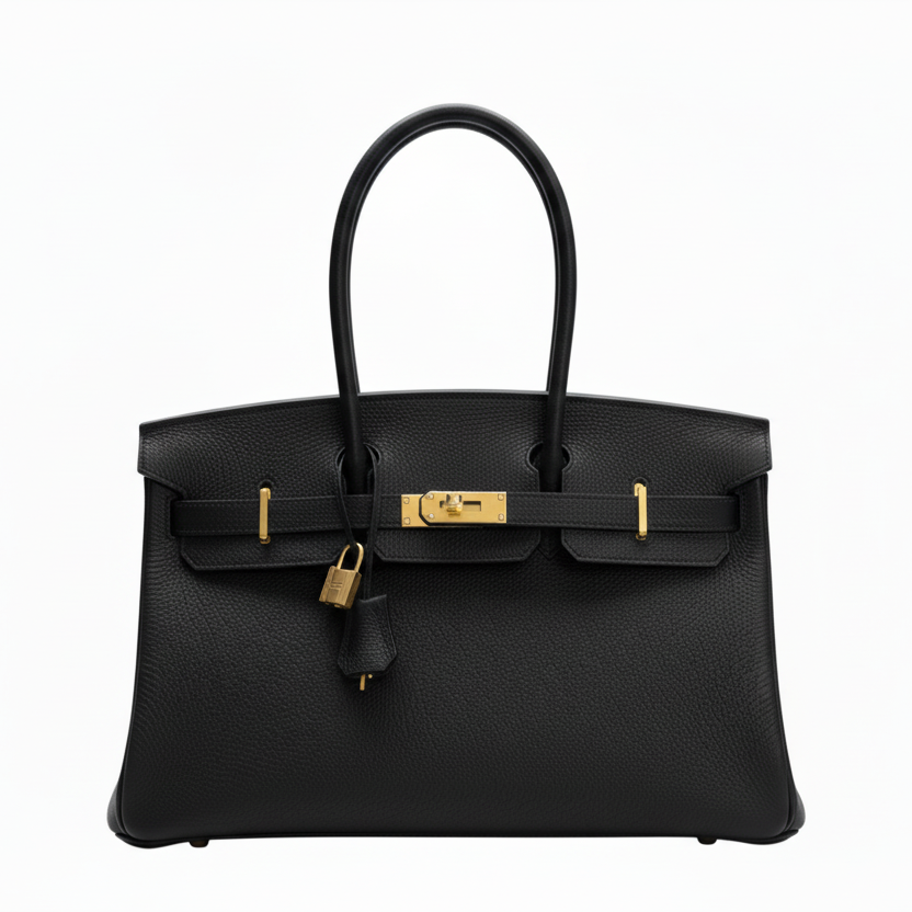 Viktoria Läder Handväska 40 - Black