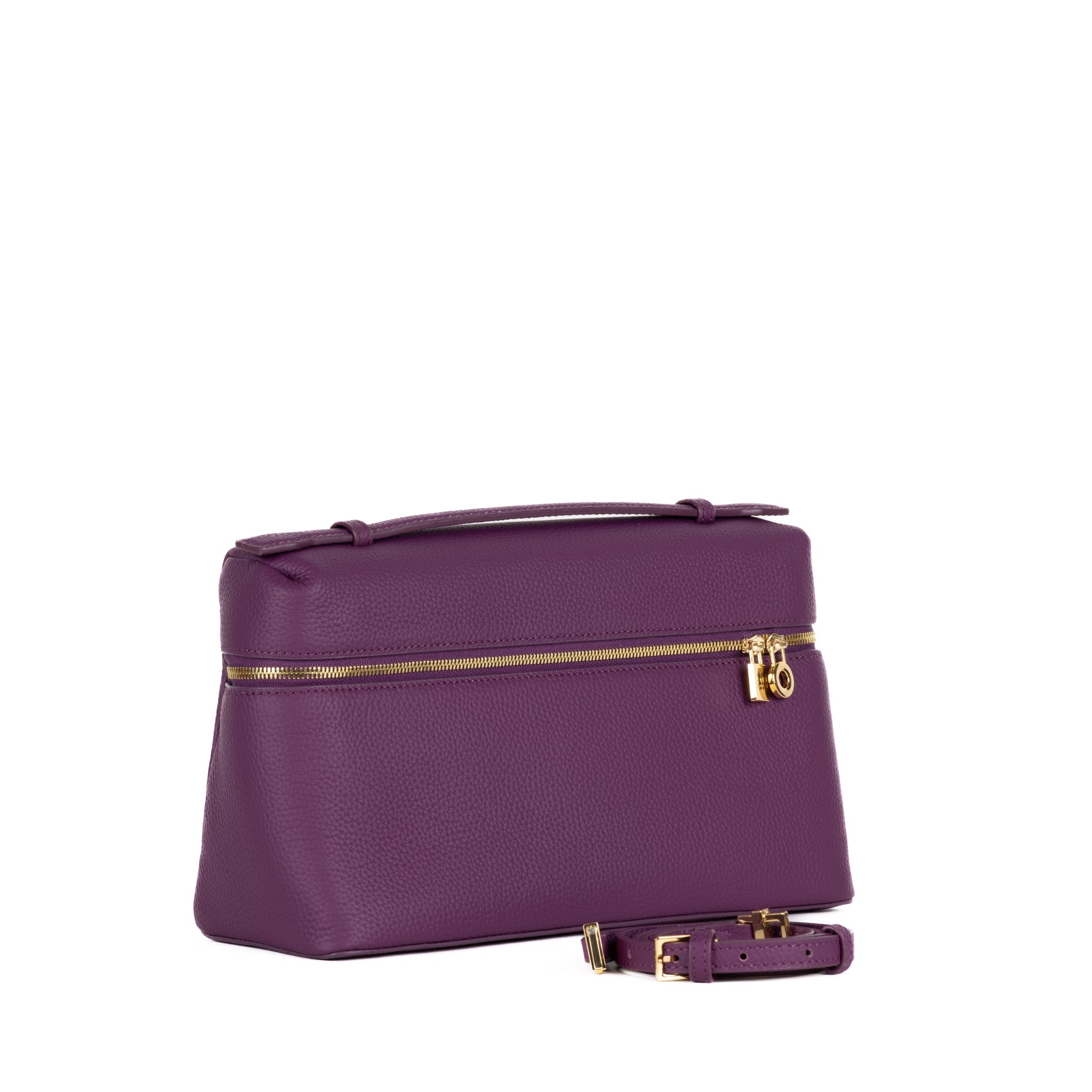 Sac à main en cuir inès 27 - violet