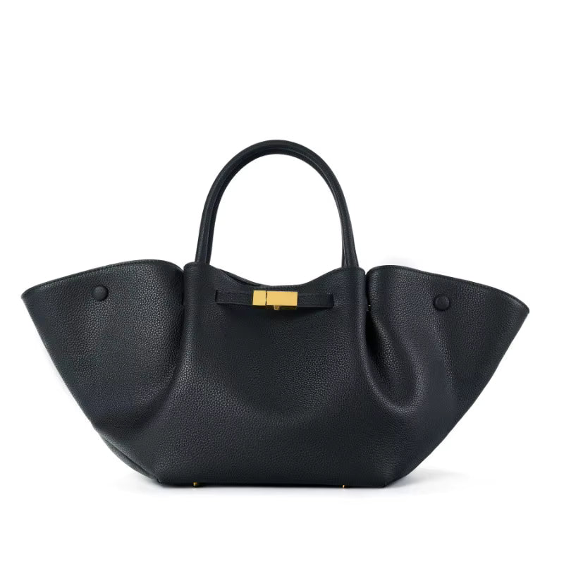 Irene Läder Handväska 30 -Black