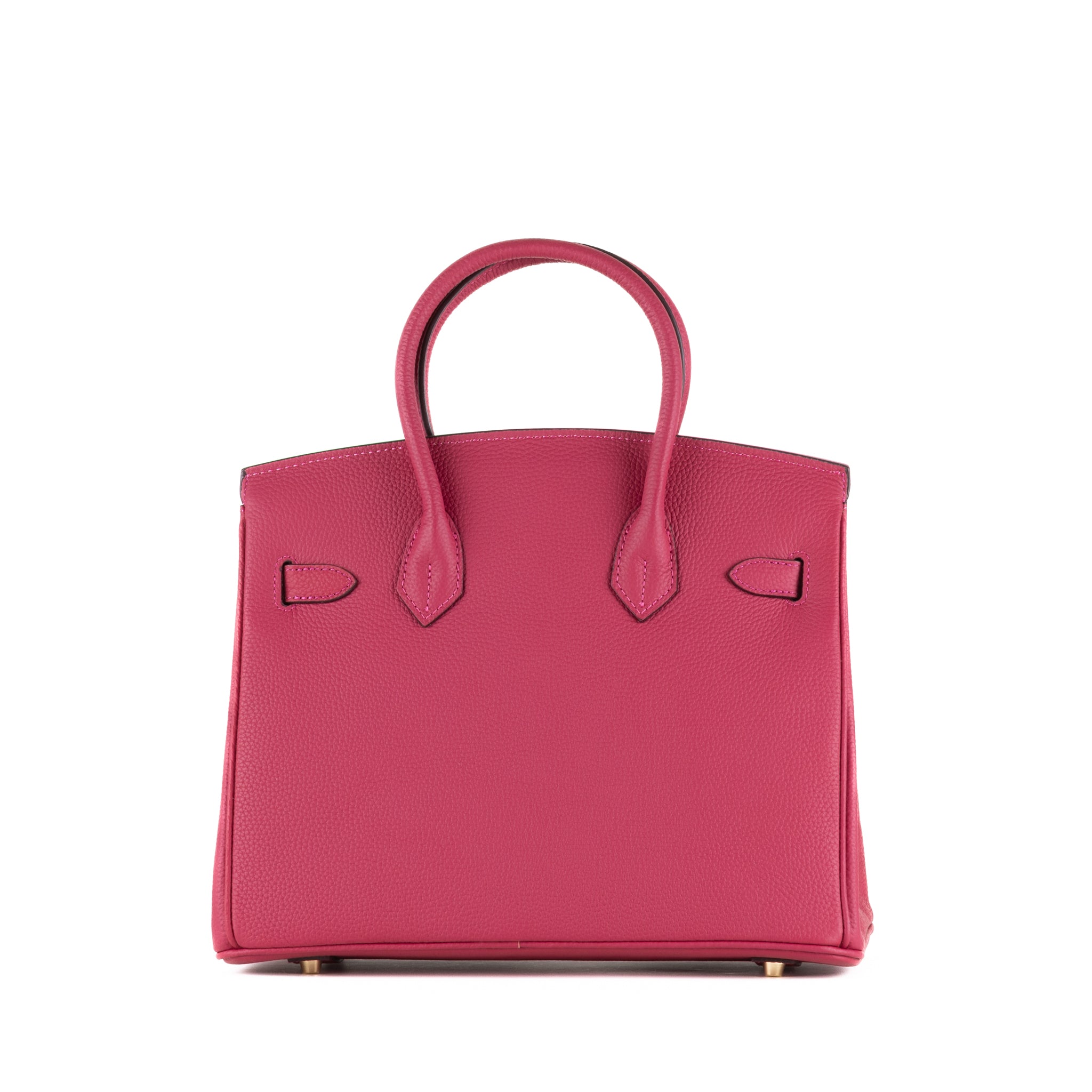 Joelle Læder Håndtaske 30 - Fuchsia