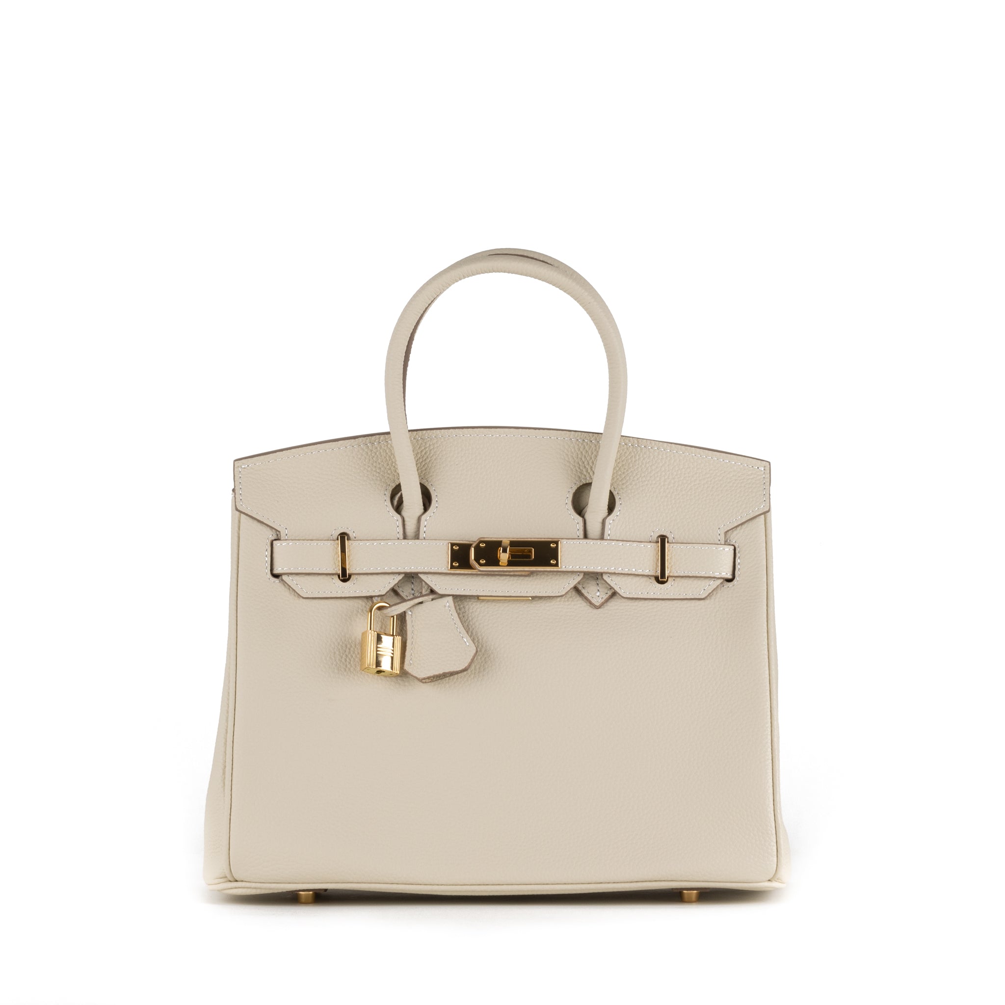 Sac à main Joelle Leather 30 - Crème