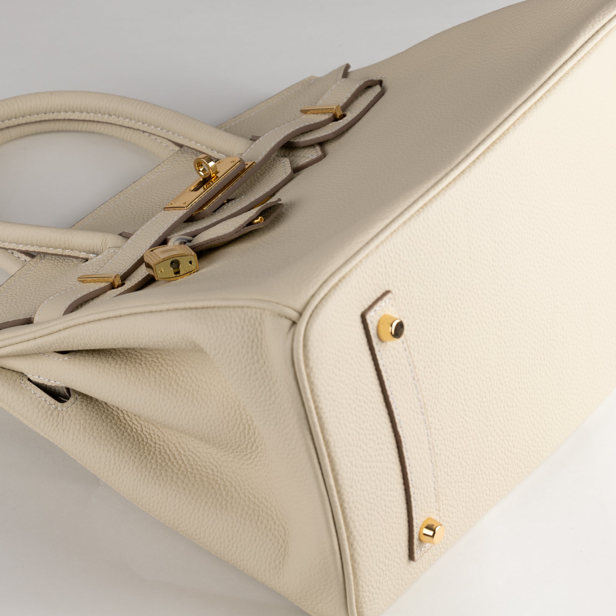 Sac à main Joelle Leather 30 - Crème