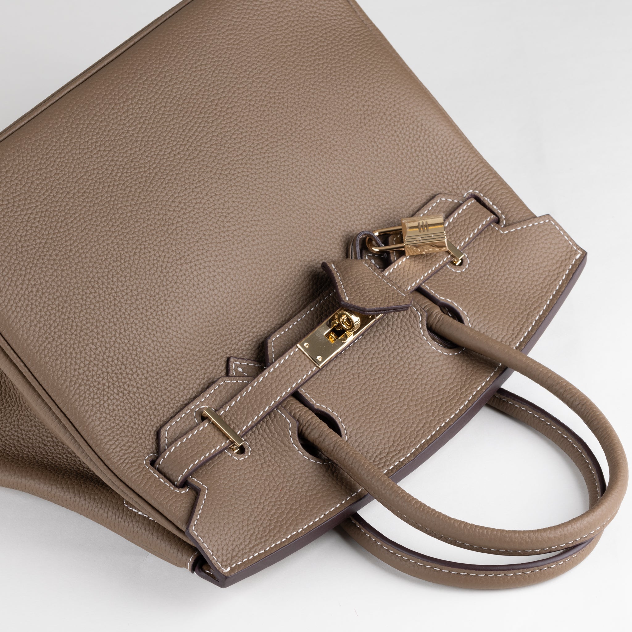 Ella Læder Håndtaske 25 - Peanut