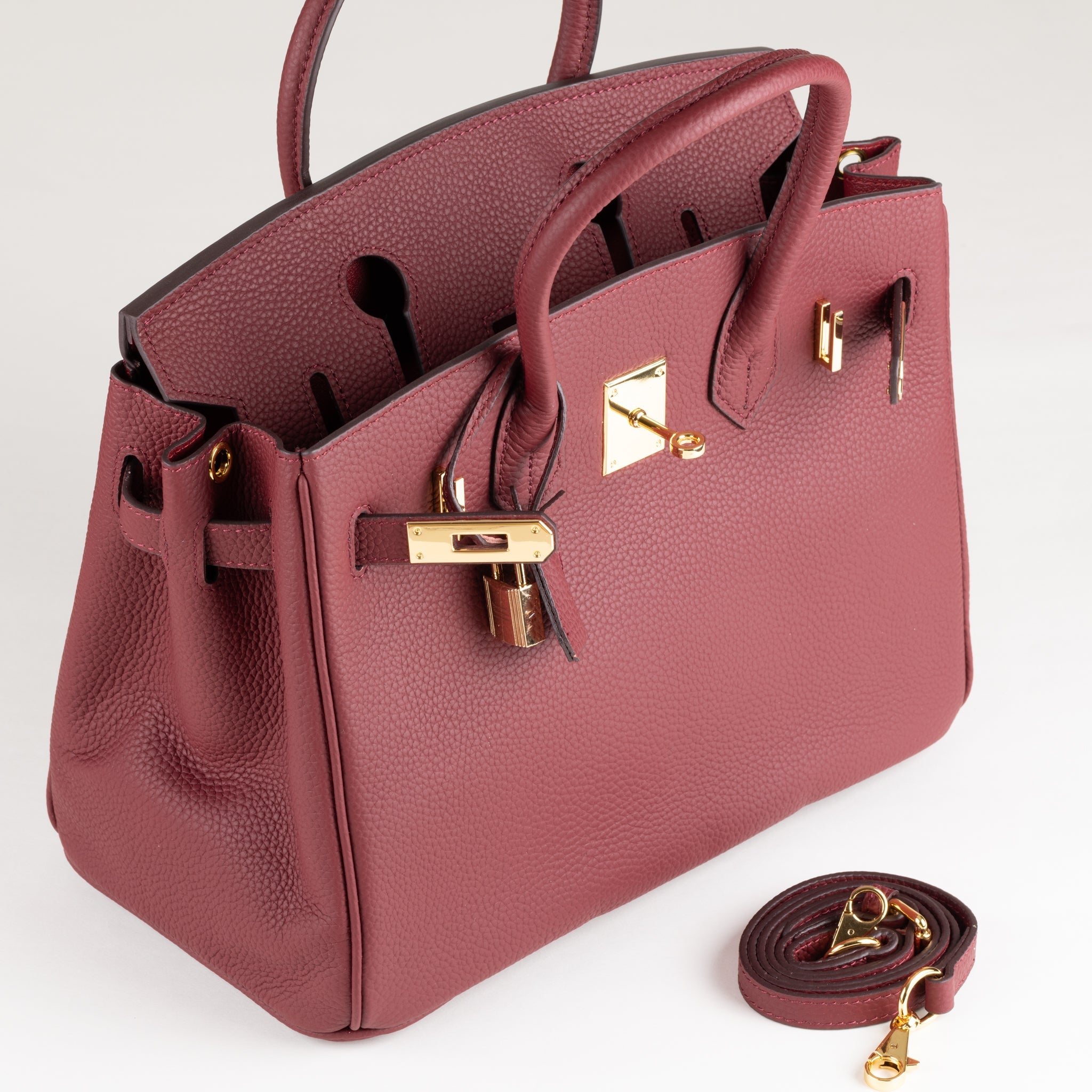 Sac à main Joelle Leather 30 - Cherry