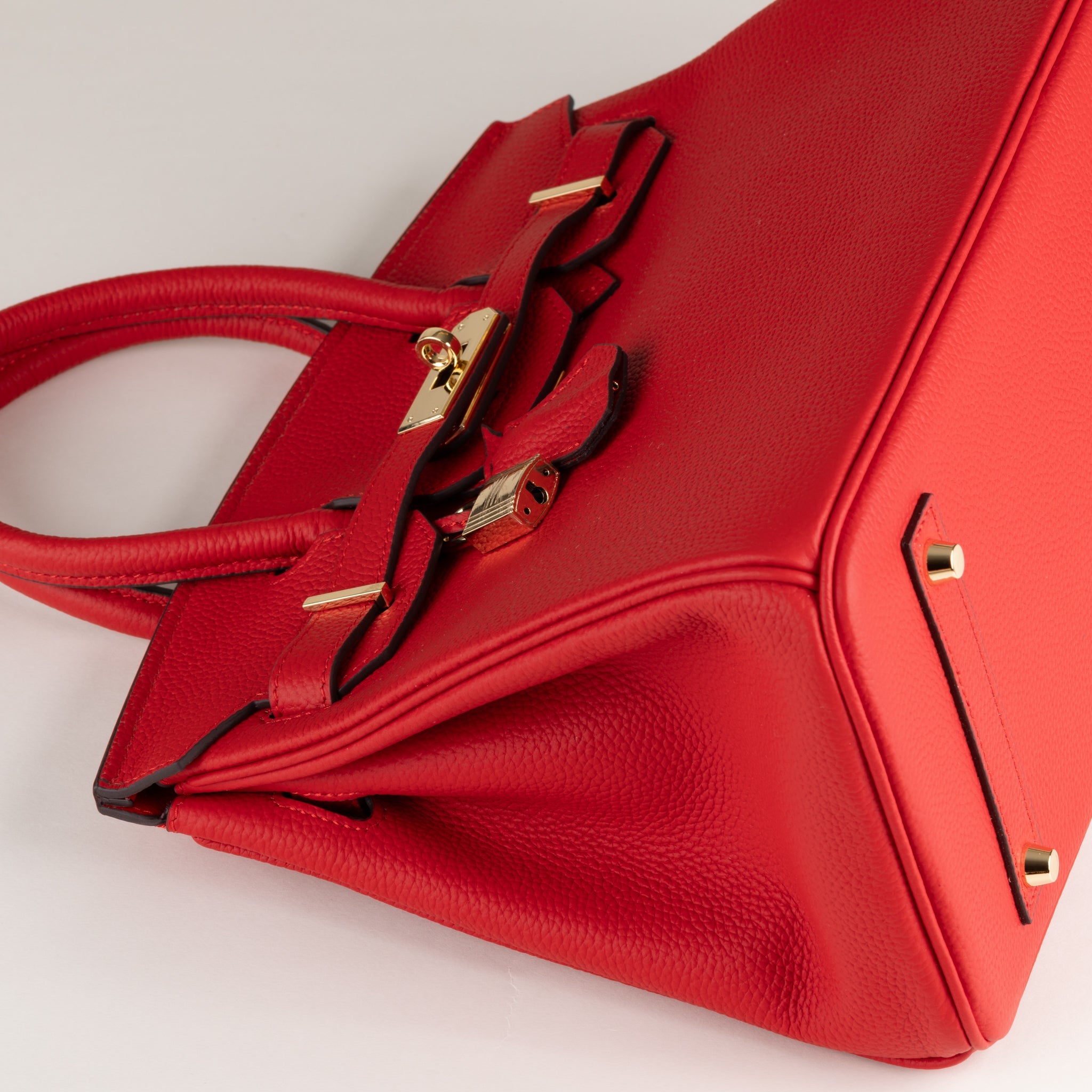 Sac à main Joelle en cuir 30 - rouge