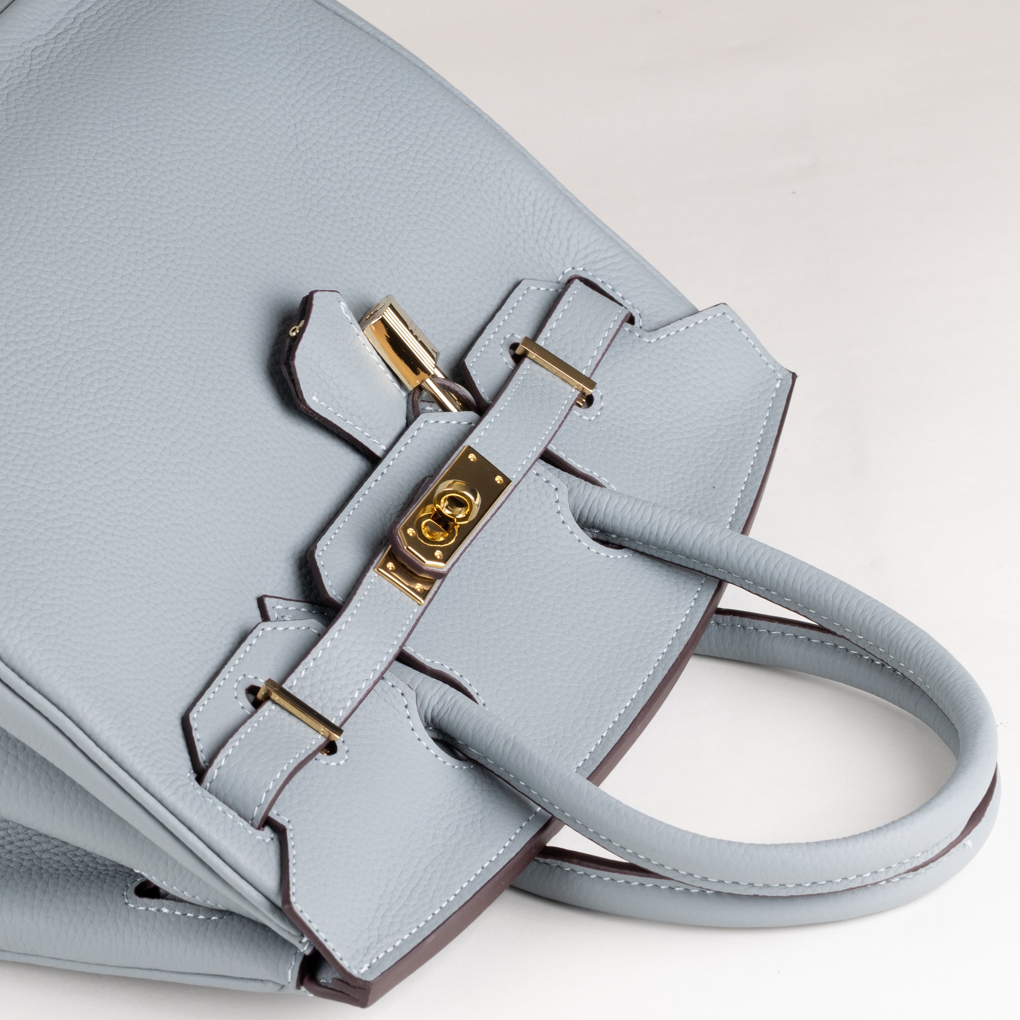Sac à main Joelle en cuir 30 - bleu