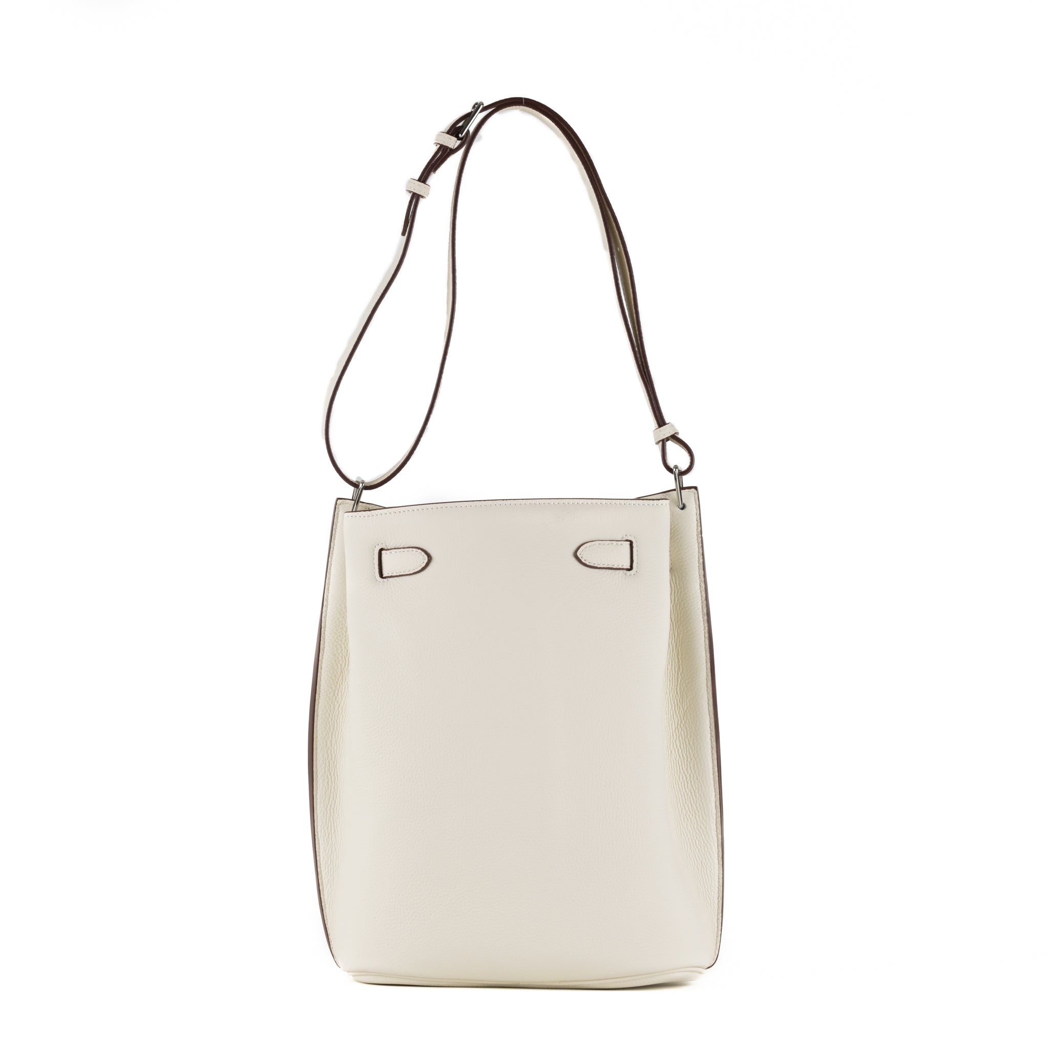 Kortney Læder Skuldertaske 24 - Beige