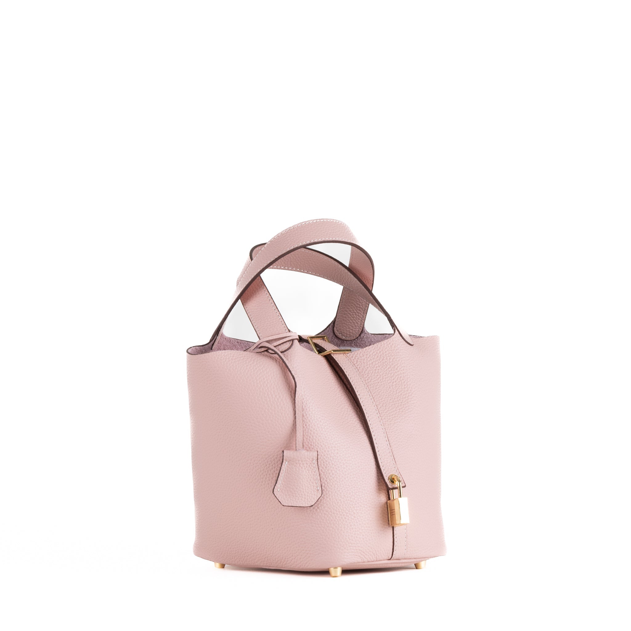 Sac à main en cuir Lucie 18 - rose