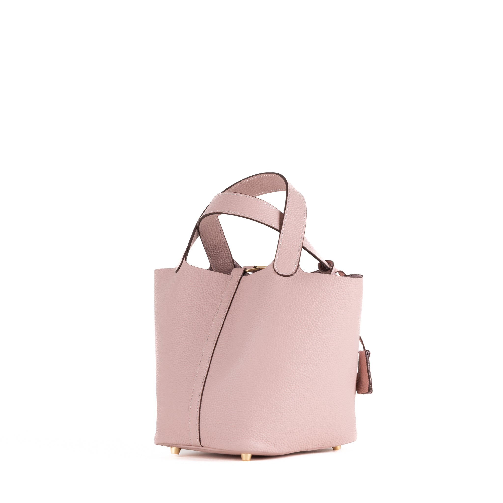 Sac à main en cuir Lucie 18 - rose