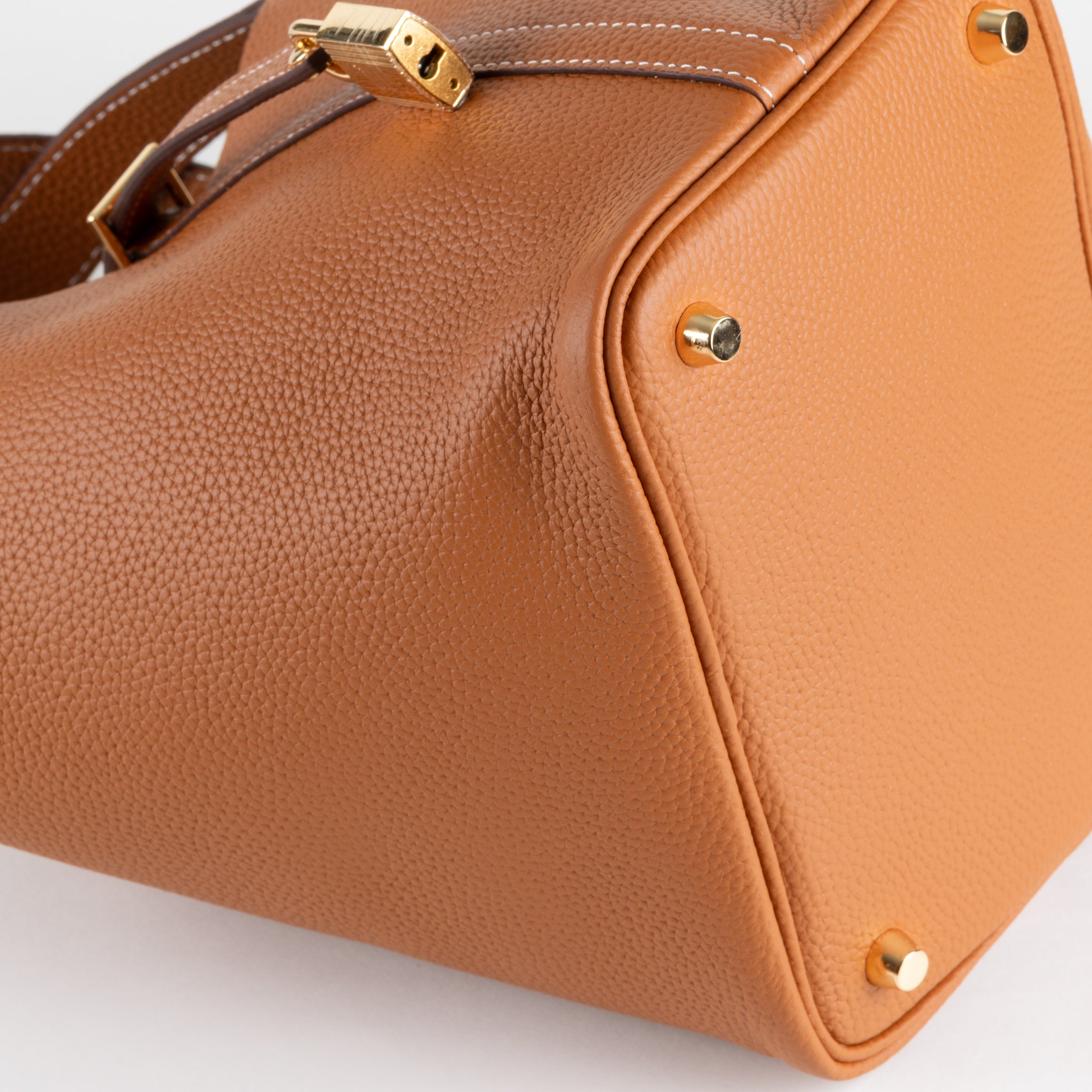 Sac à main en cuir Lucie 18 - Camel