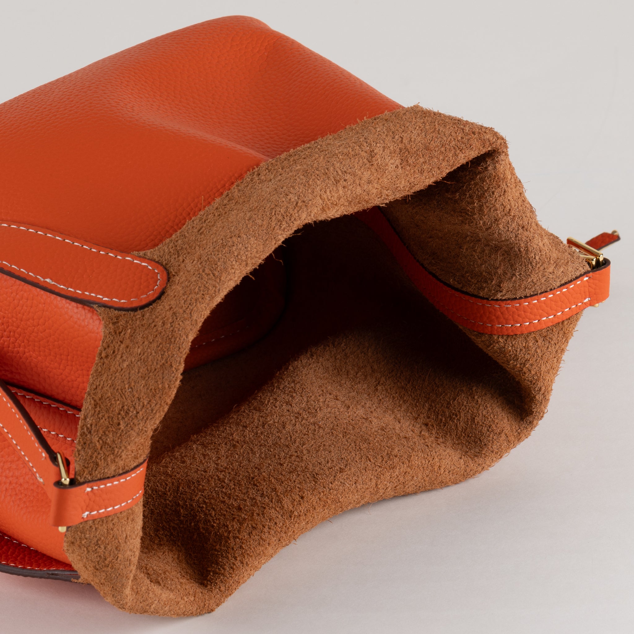 Sac à main en cuir Lucie 18 - Orange