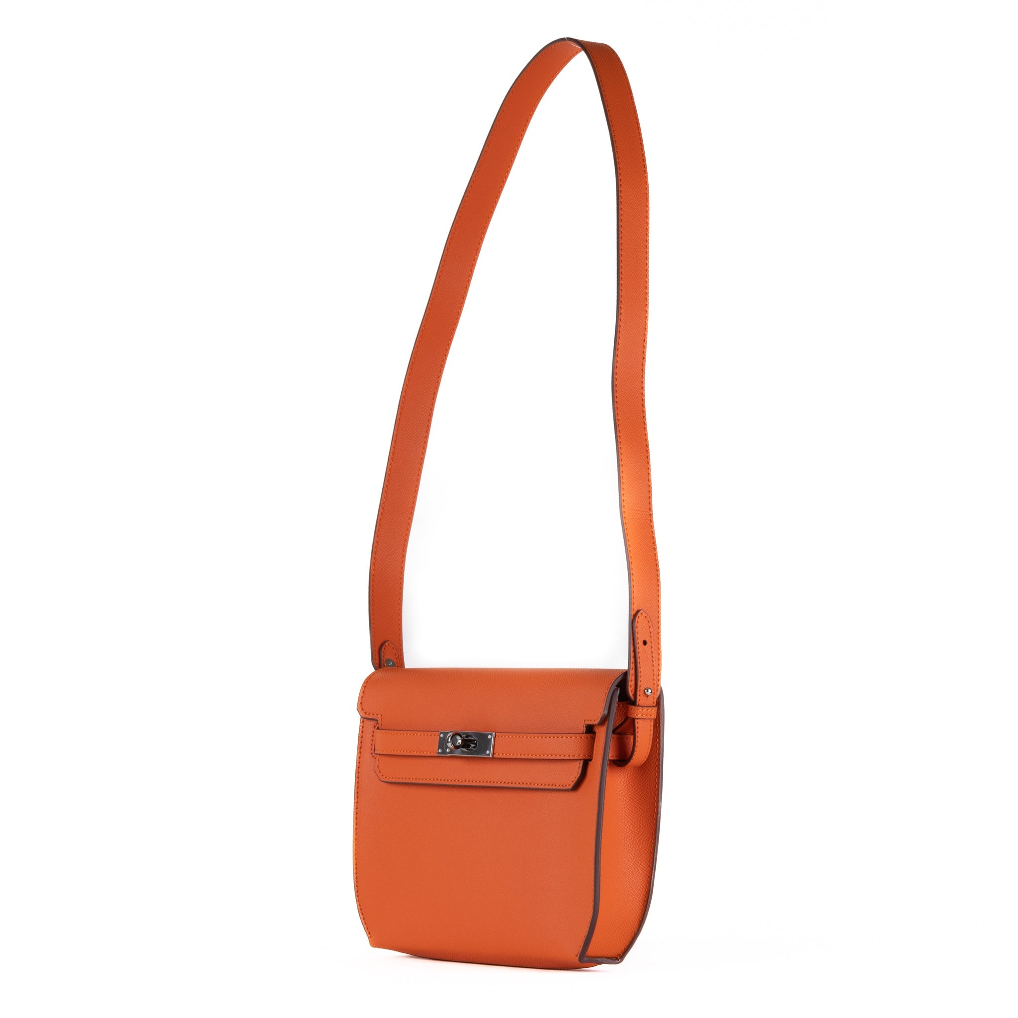 Sac d'embrayage en cuir mella 25 - Orange