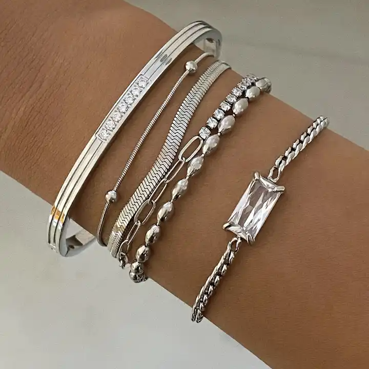 Mery Silber Armreif