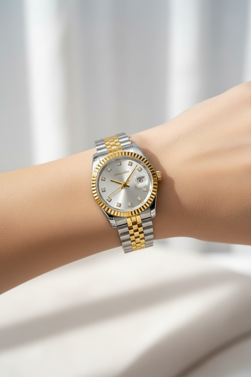 Royal Elise kultaa/hopeaa