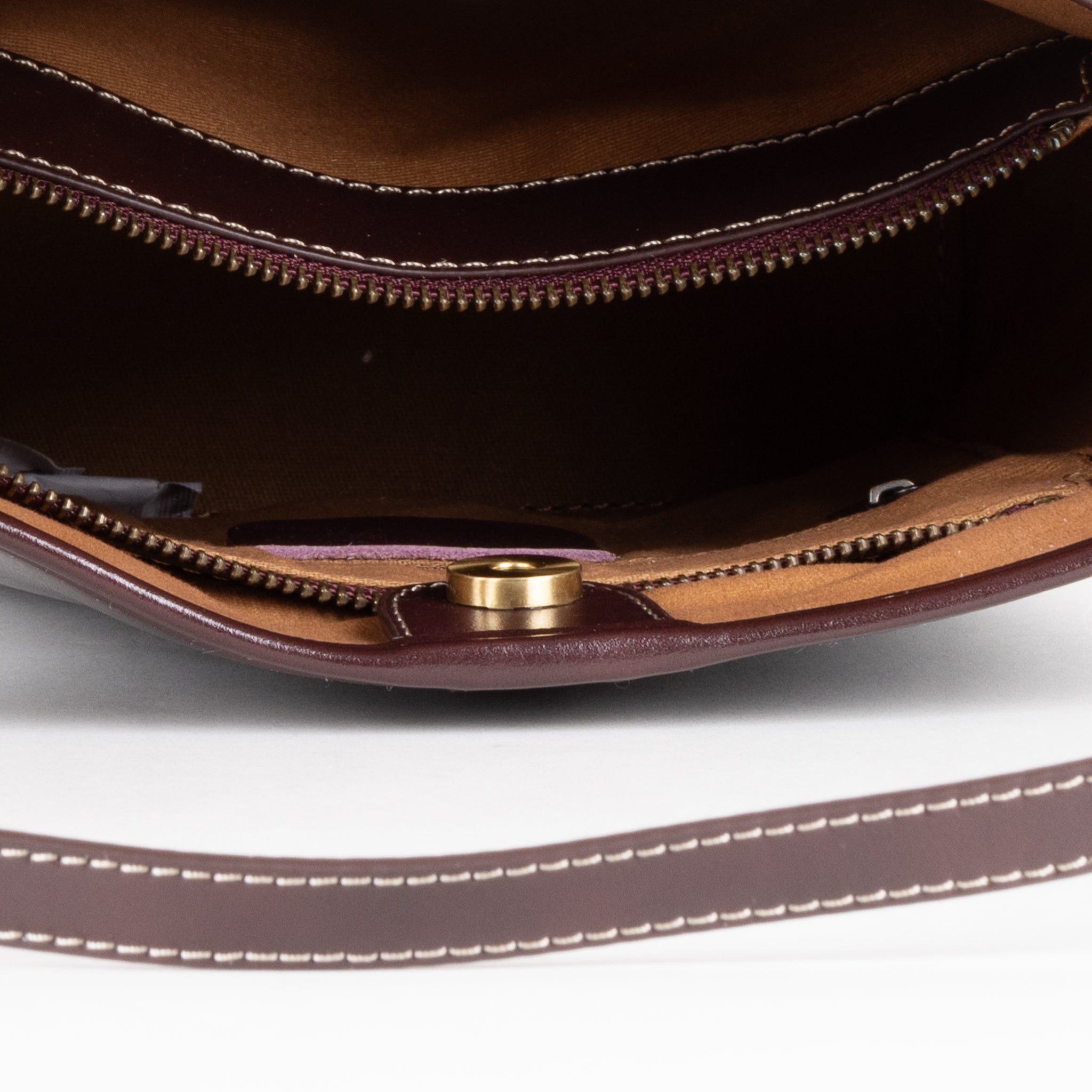 Sac à bandoulière en cuir Sabine 20 - marron